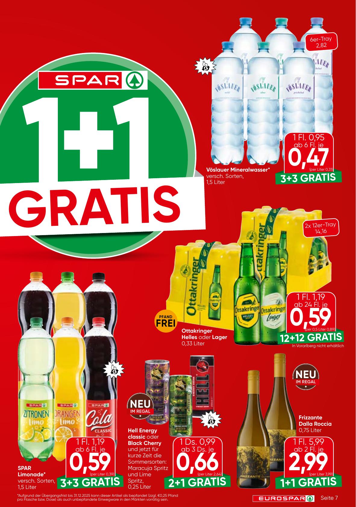 Eurospar flyer page