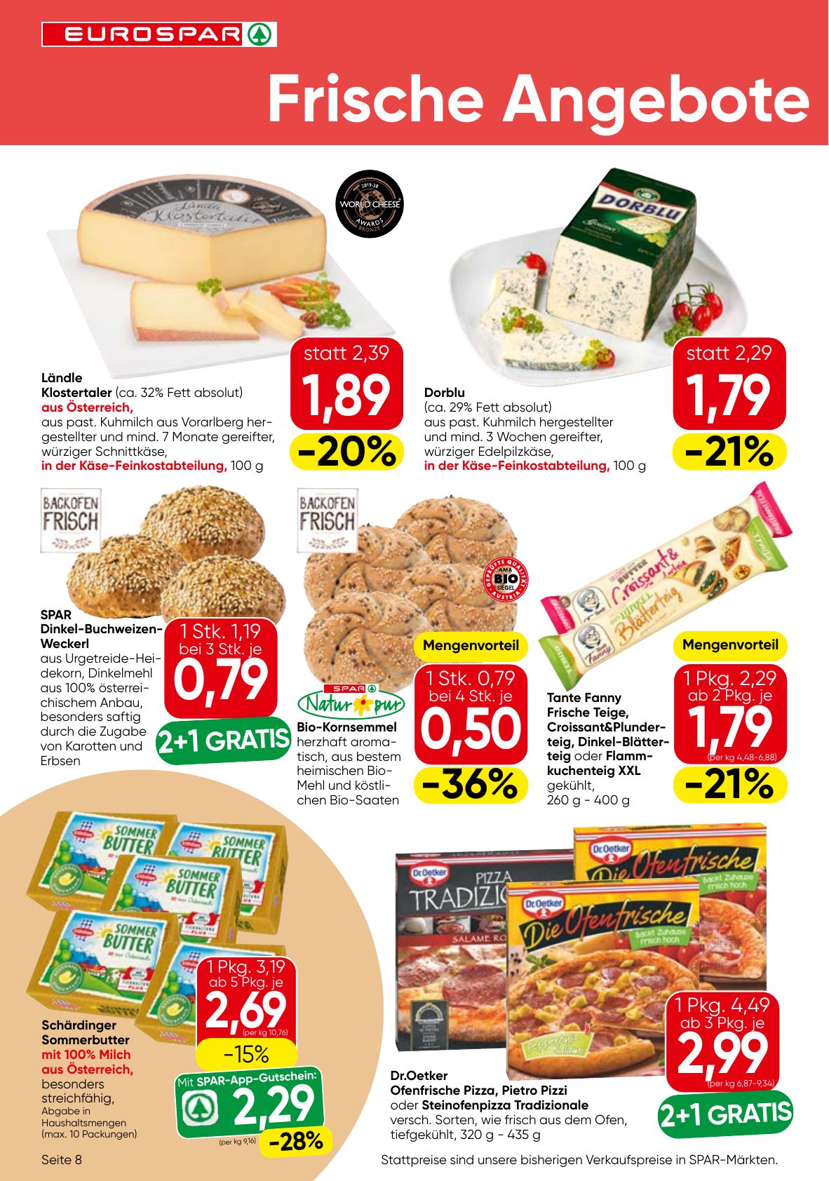 Eurospar flyer page