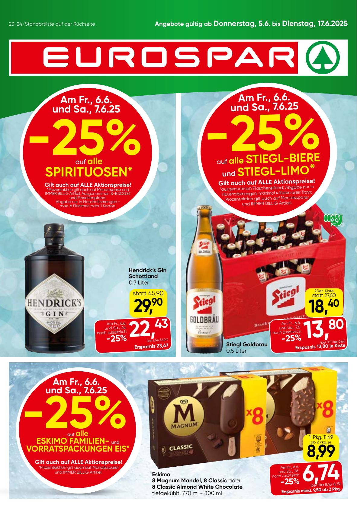 Eurospar flyer page