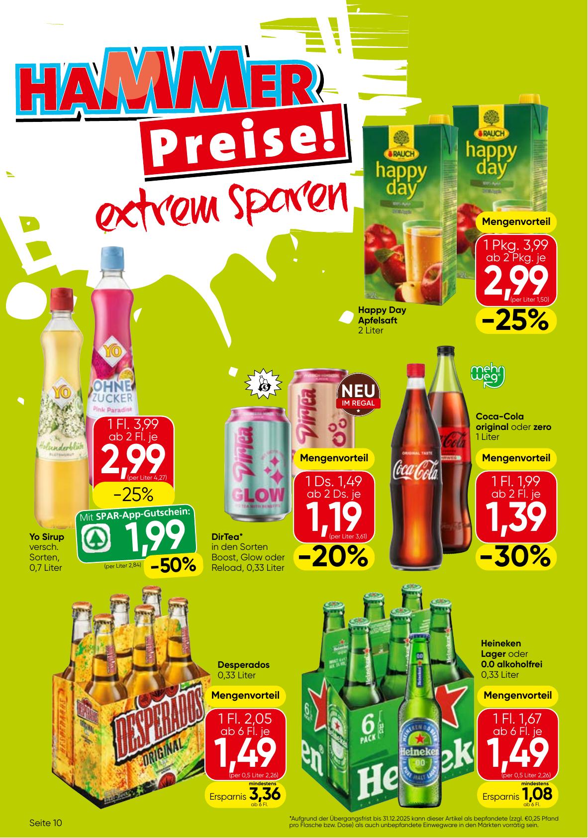 Eurospar flyer page