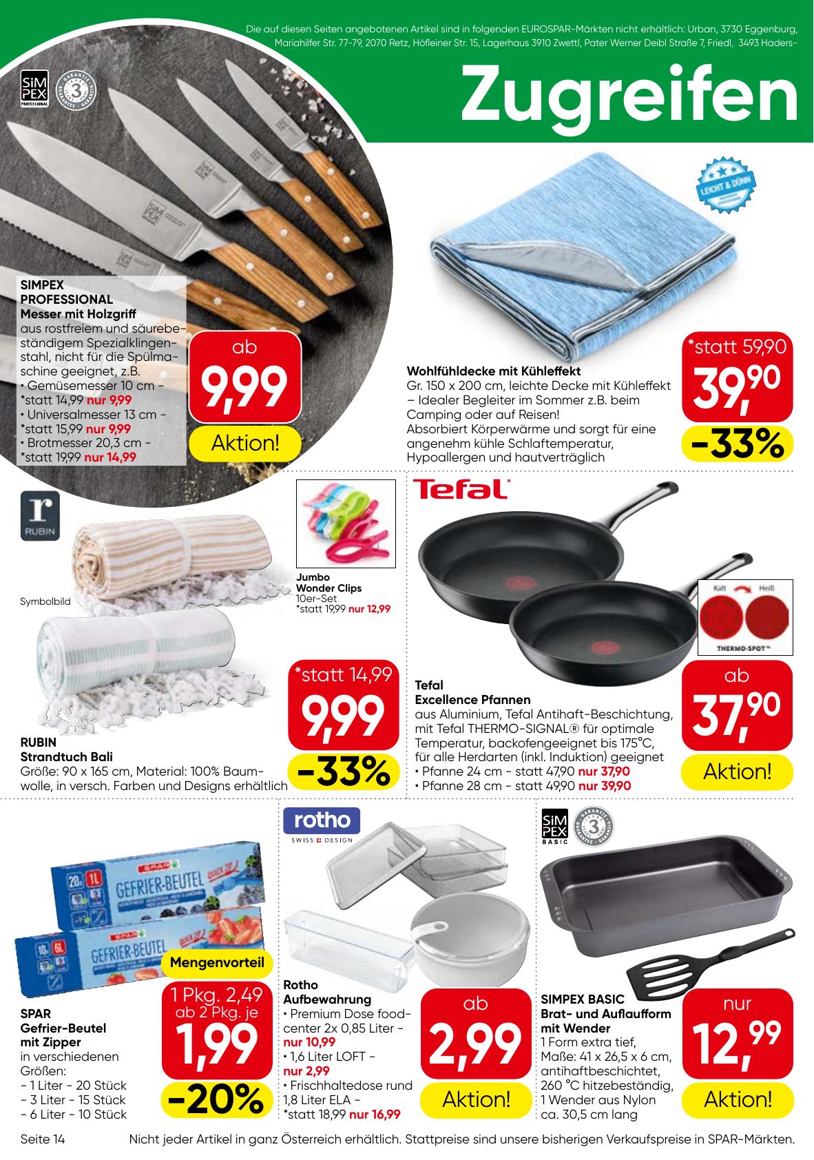 Eurospar flyer page