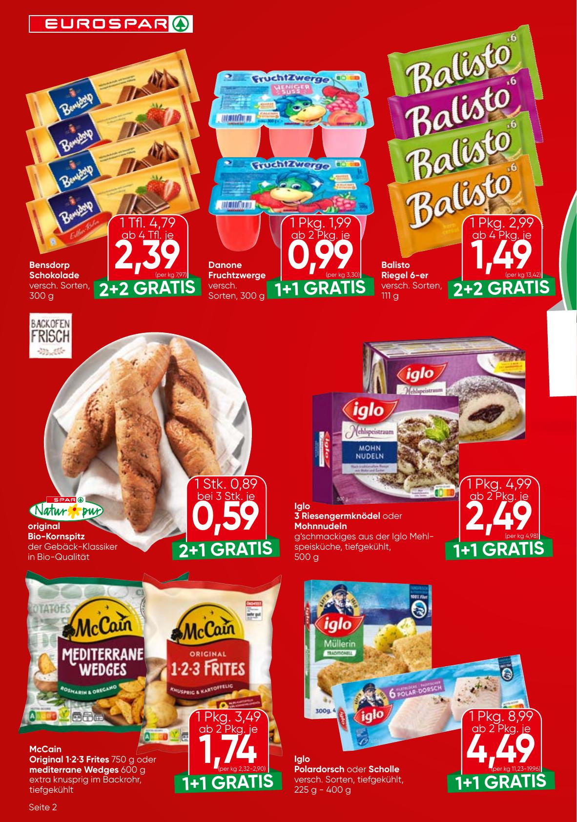 Eurospar flyer page