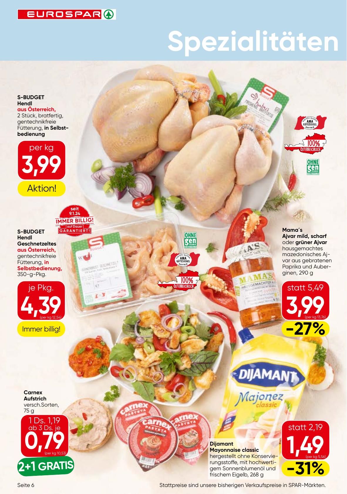 Eurospar flyer page