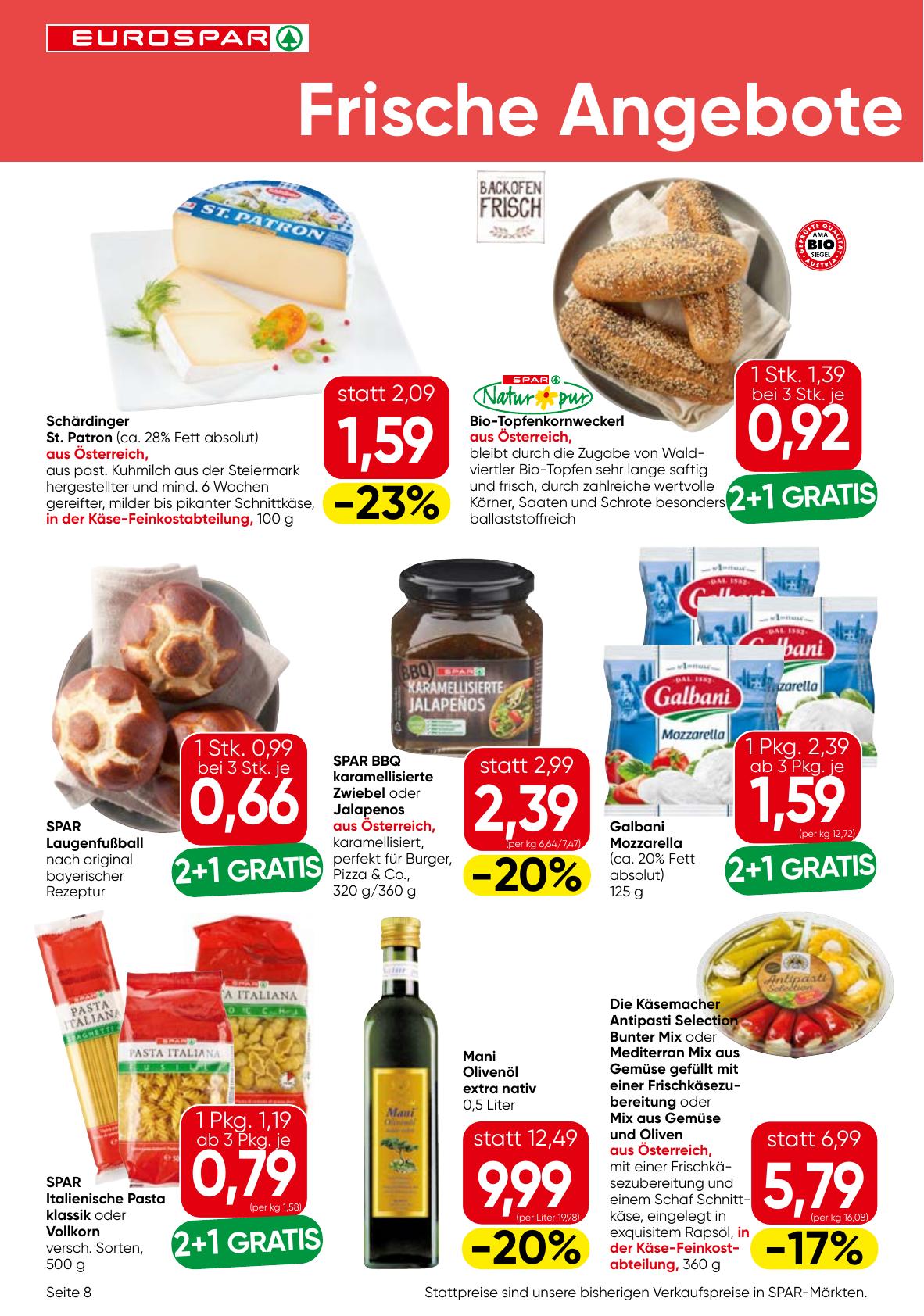 Eurospar flyer page
