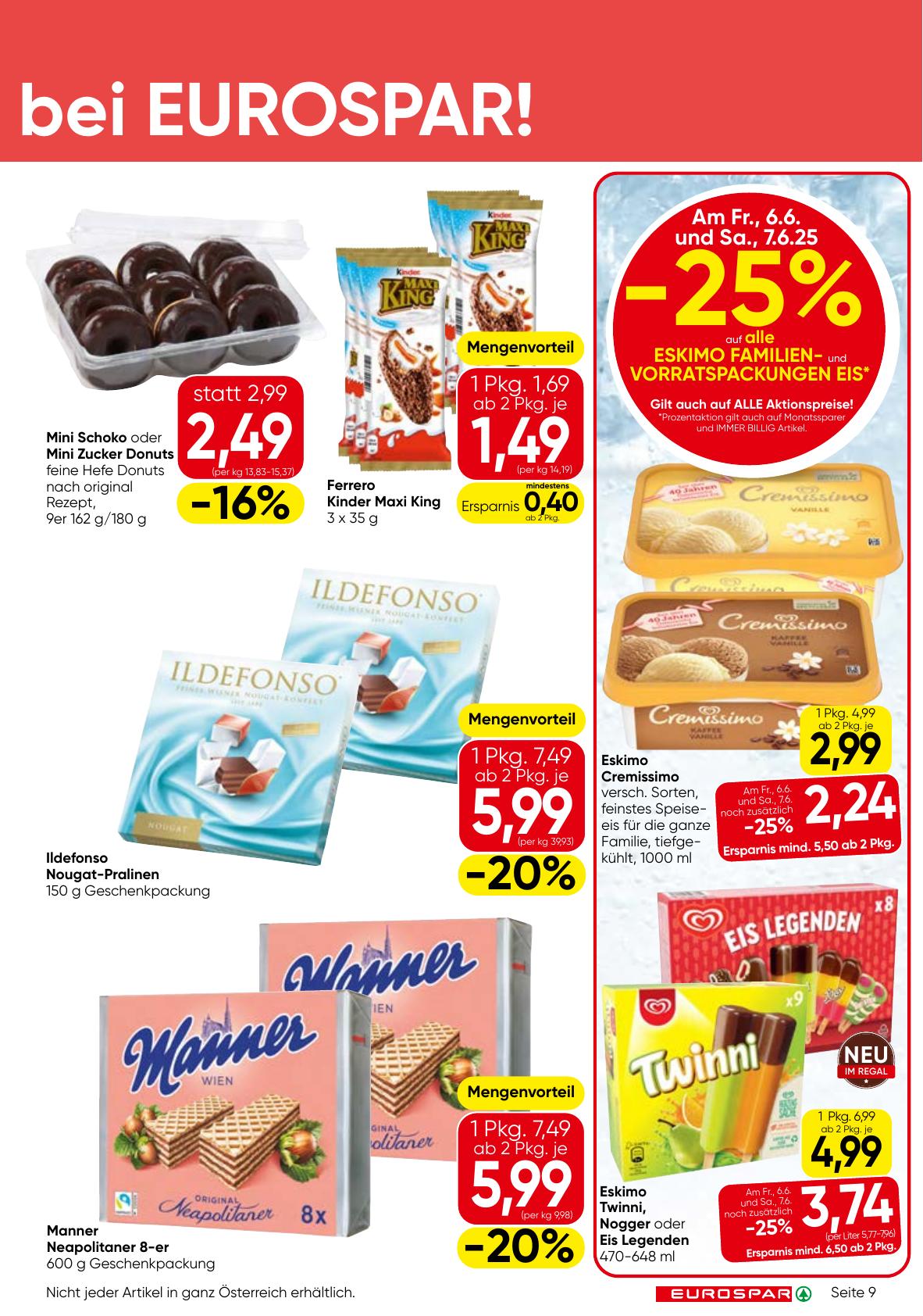 Eurospar flyer page