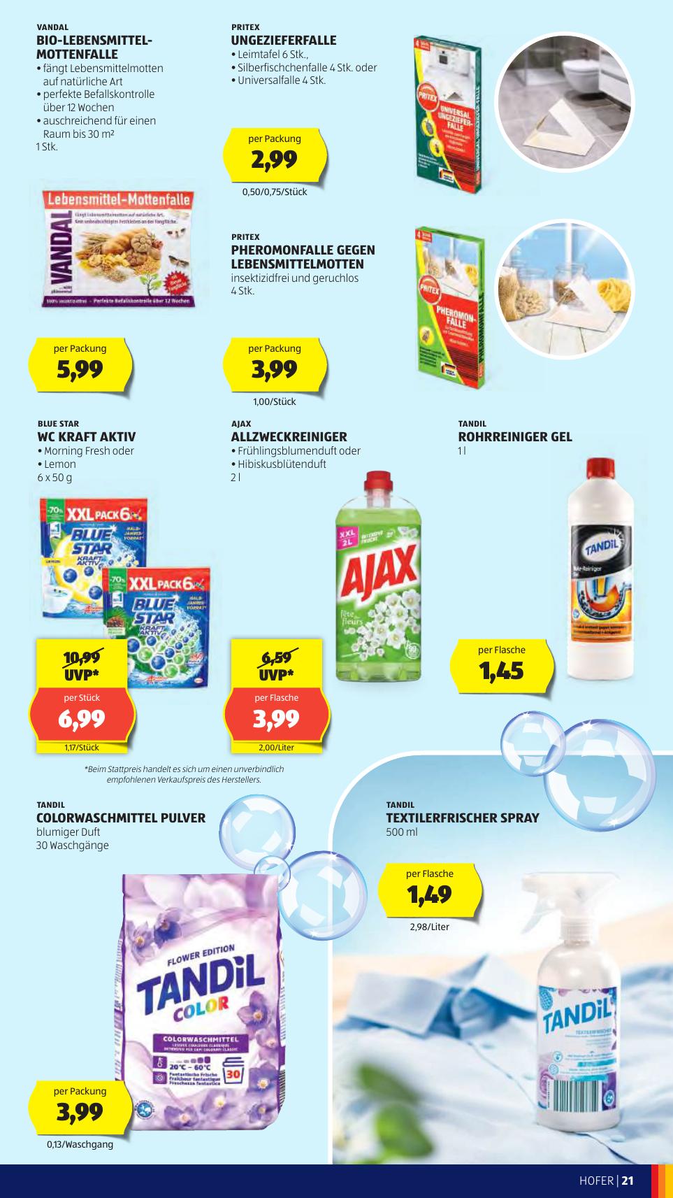 Hofer flyer page