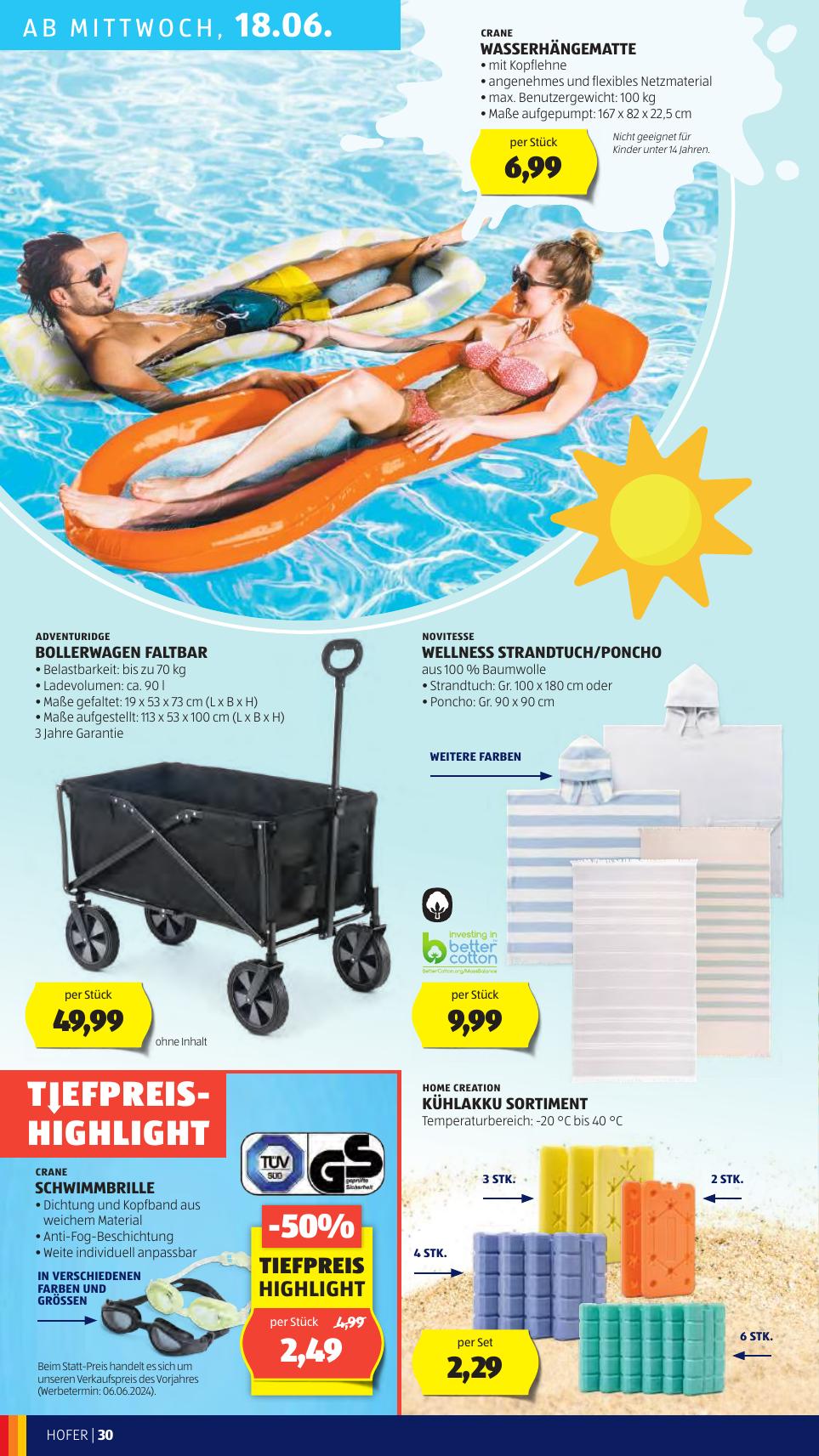 Hofer flyer page