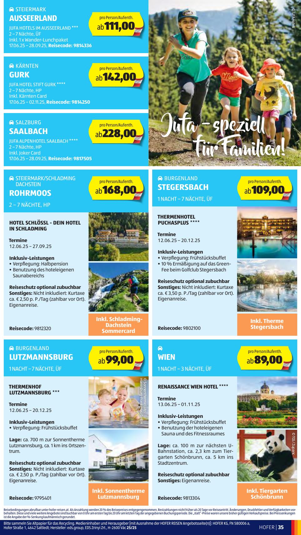 Hofer flyer page