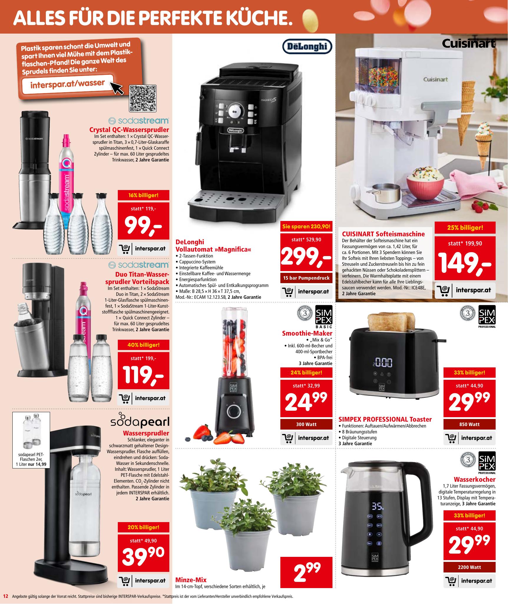 Interspar flyer page