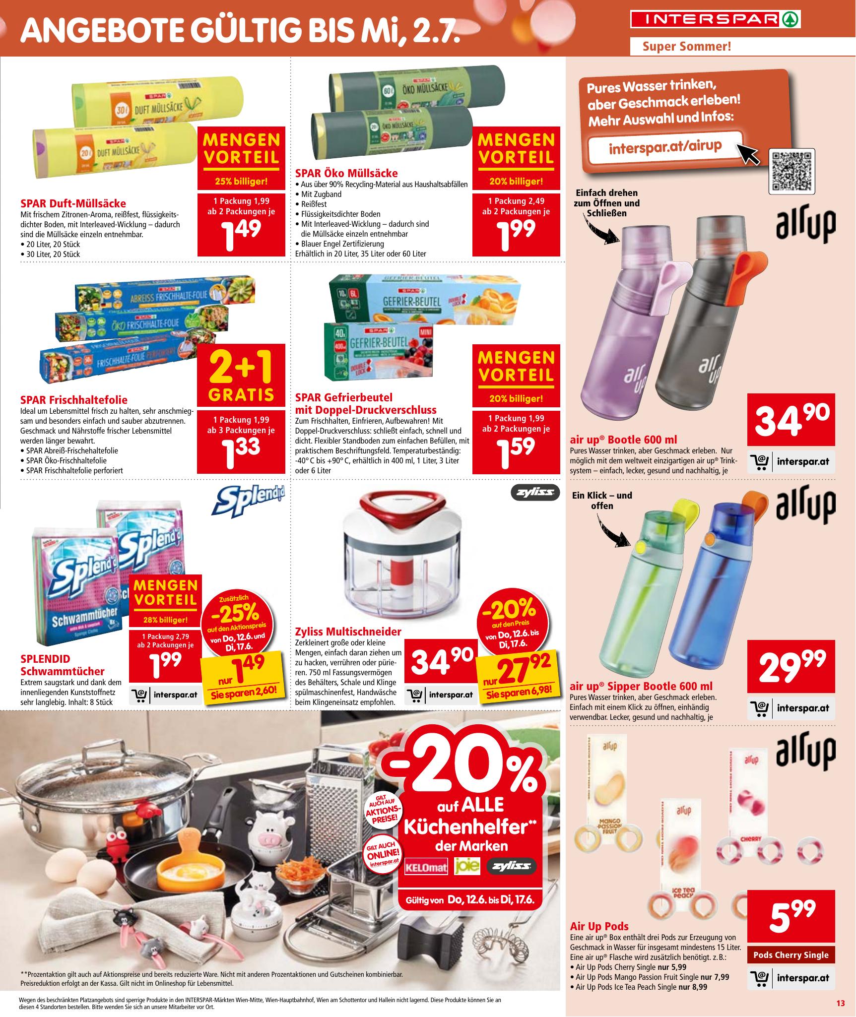 Interspar flyer page