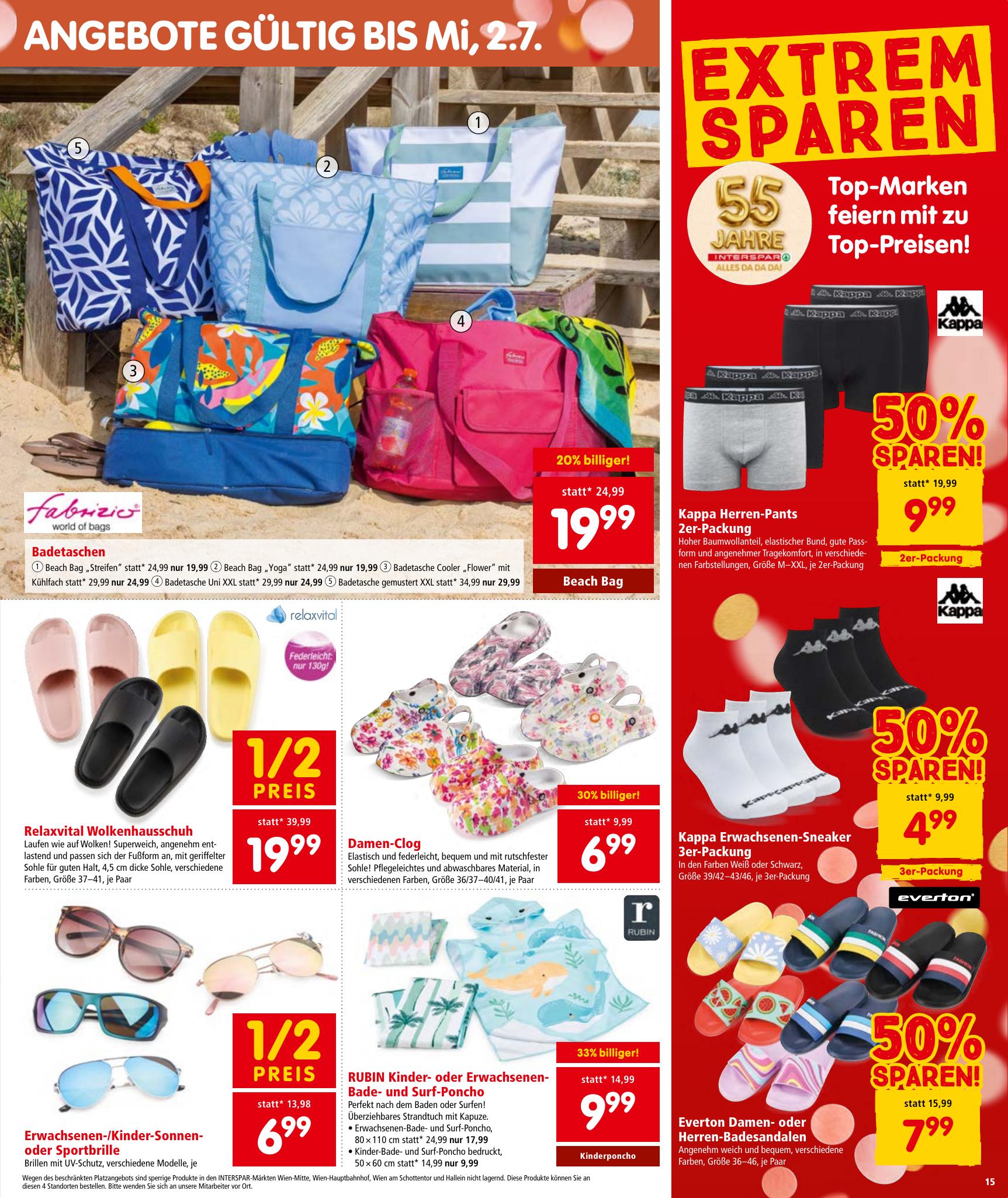 Interspar flyer page