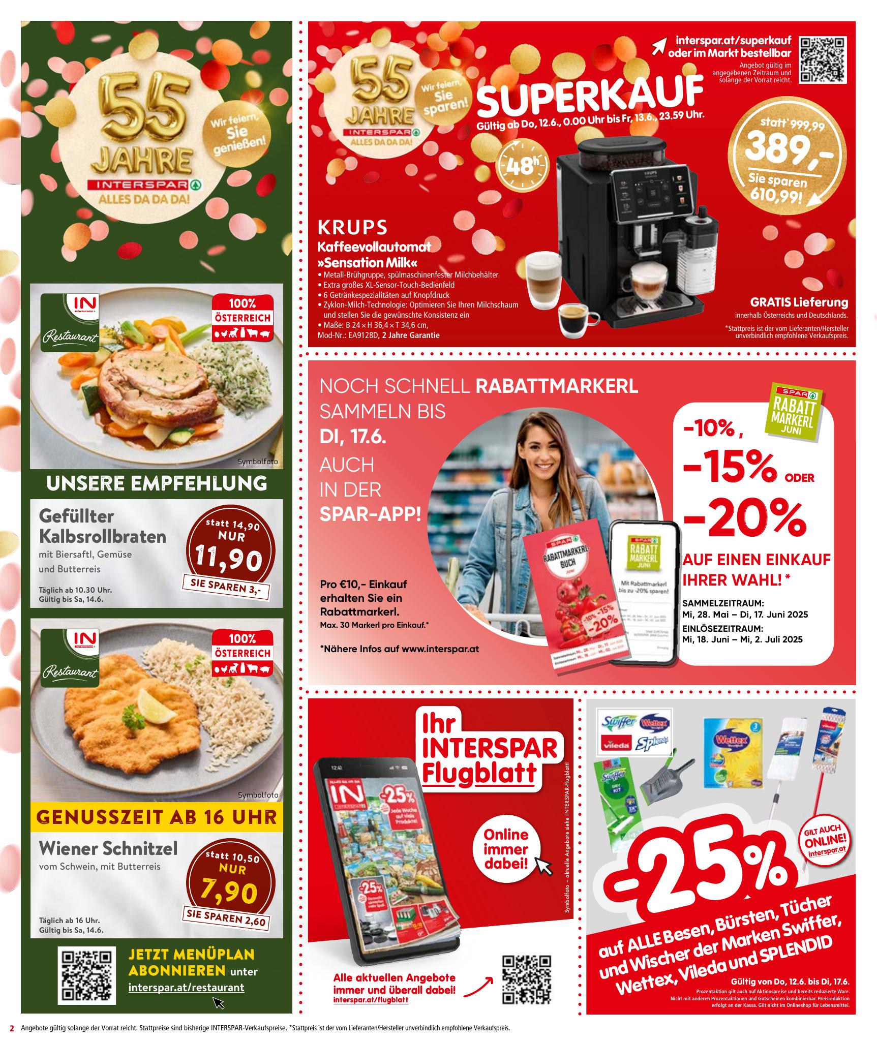Interspar flyer page
