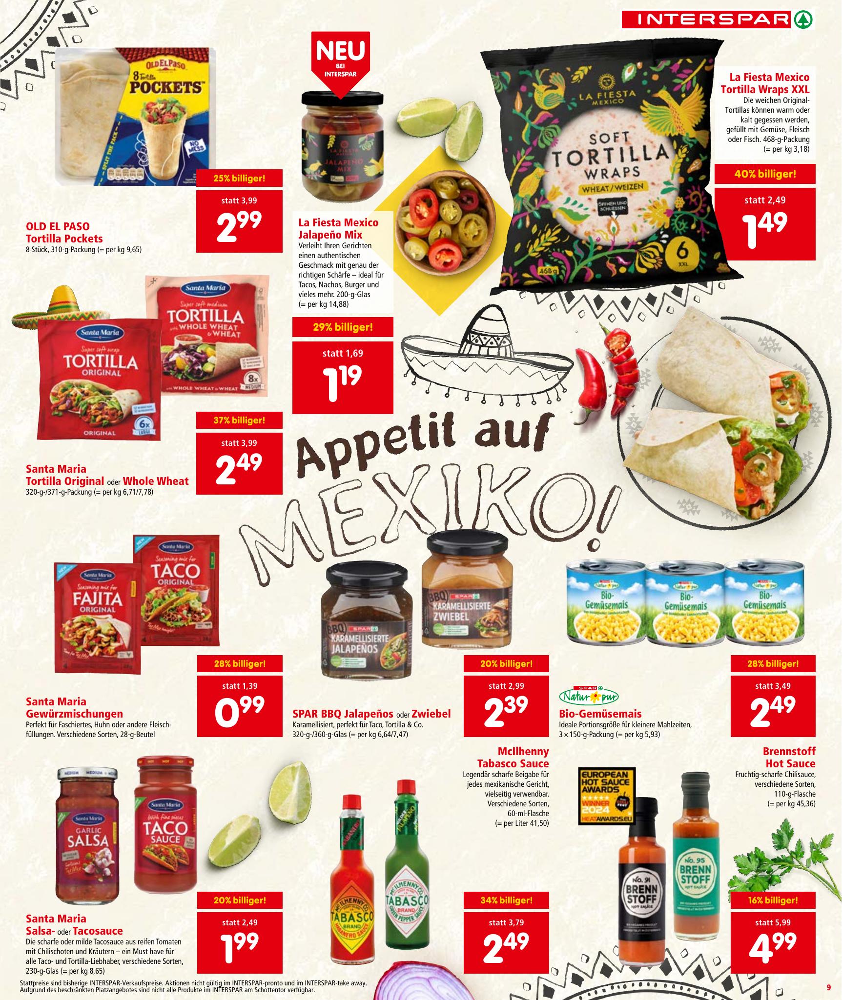 Interspar flyer page