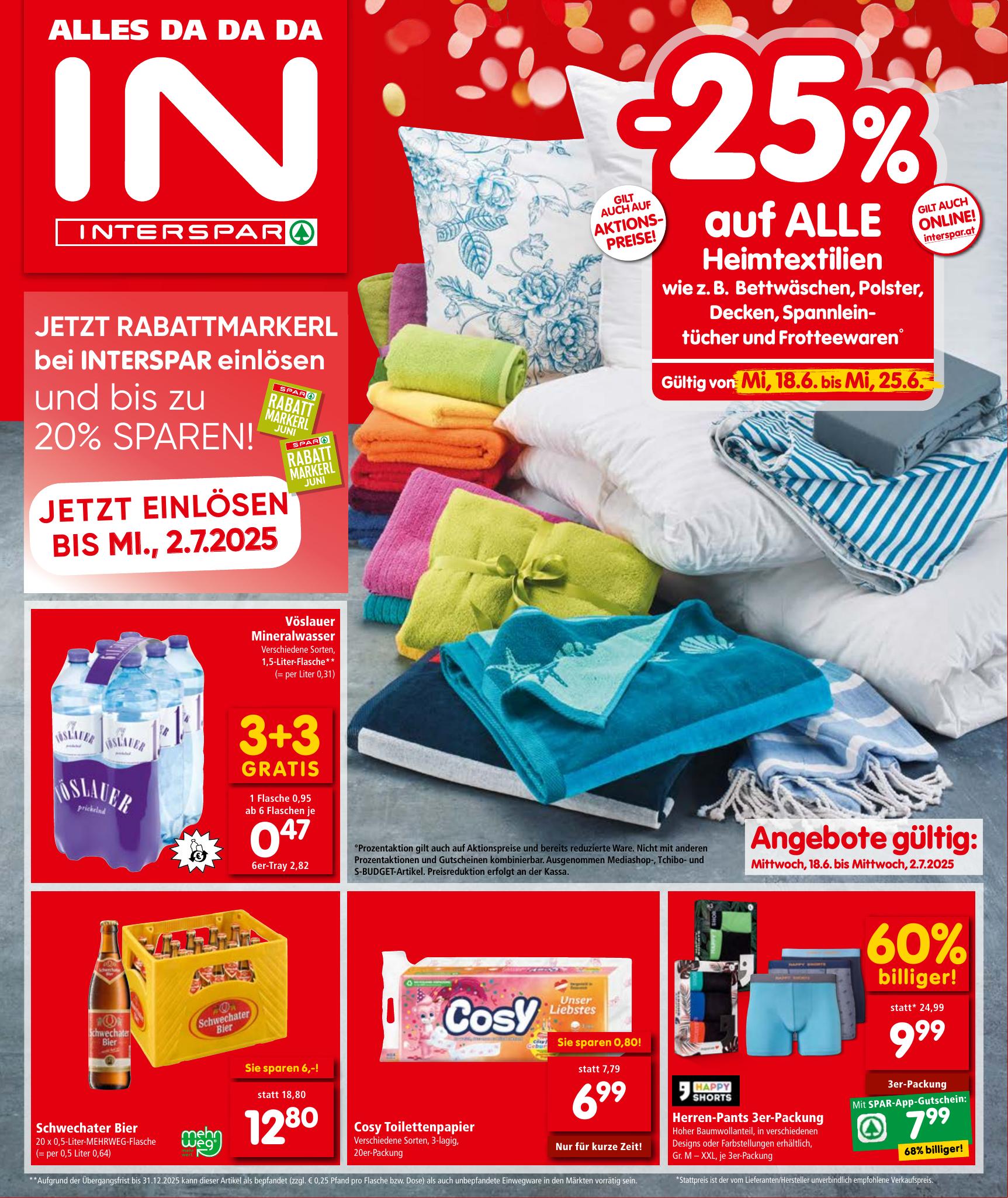 Interspar flyer page