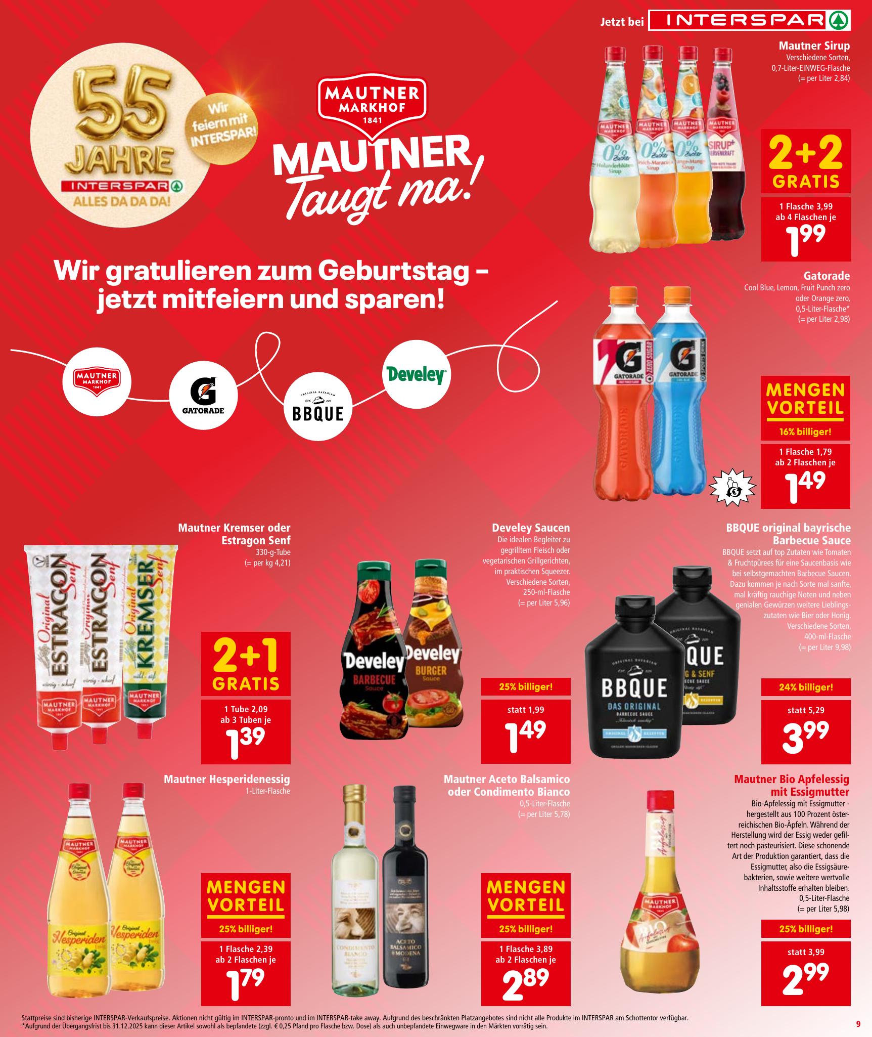 Interspar flyer page