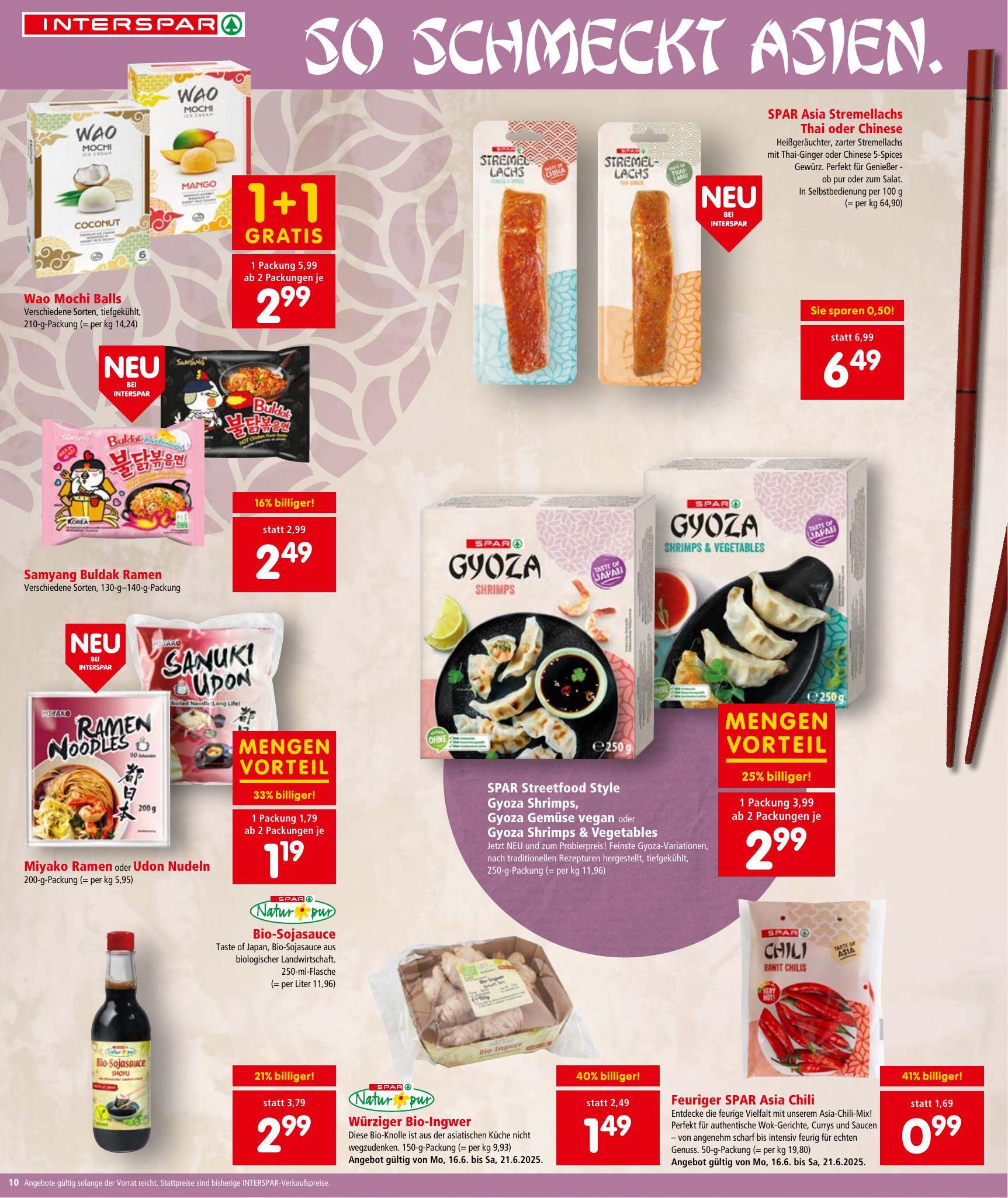 Interspar flyer page