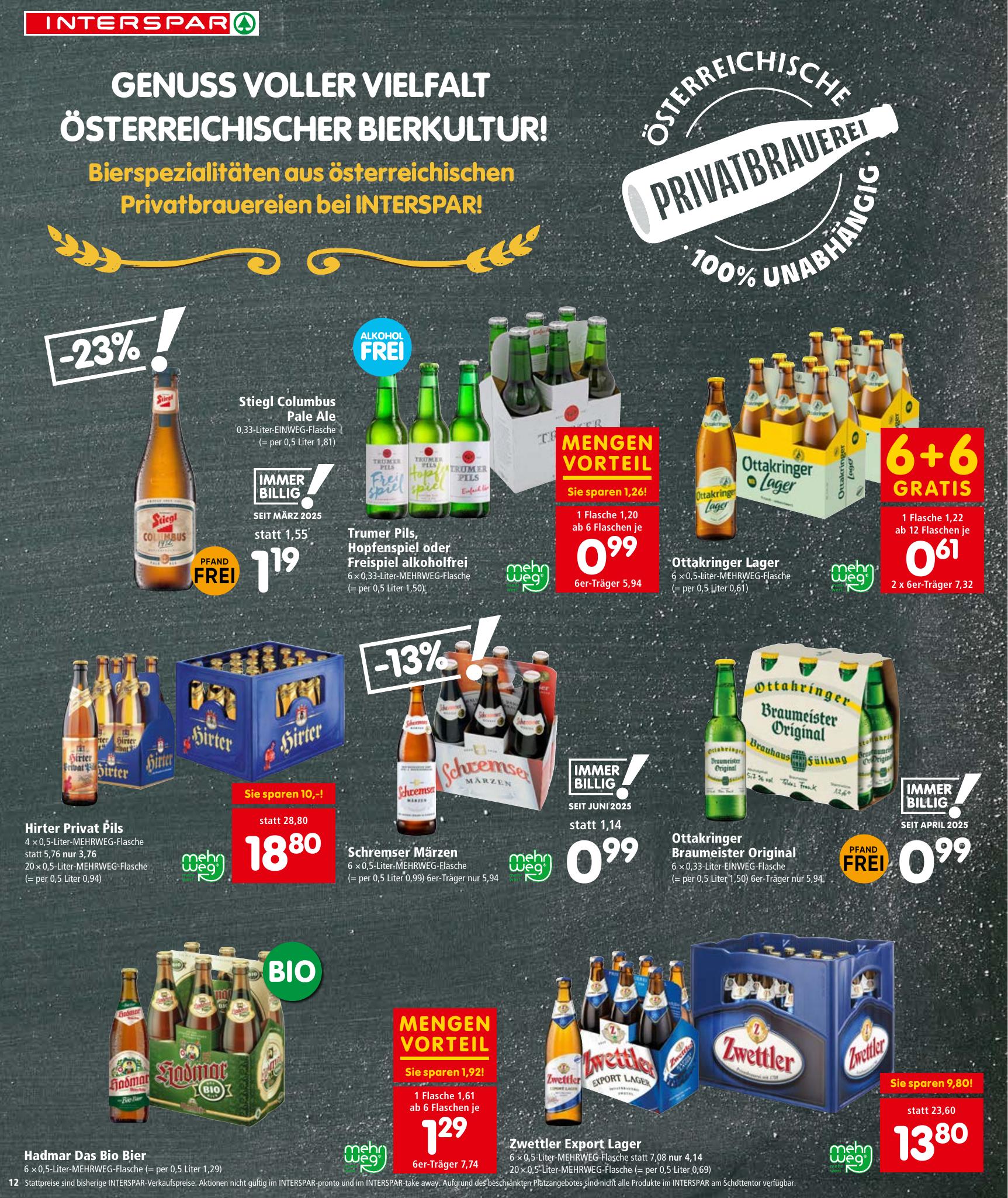 Interspar flyer page