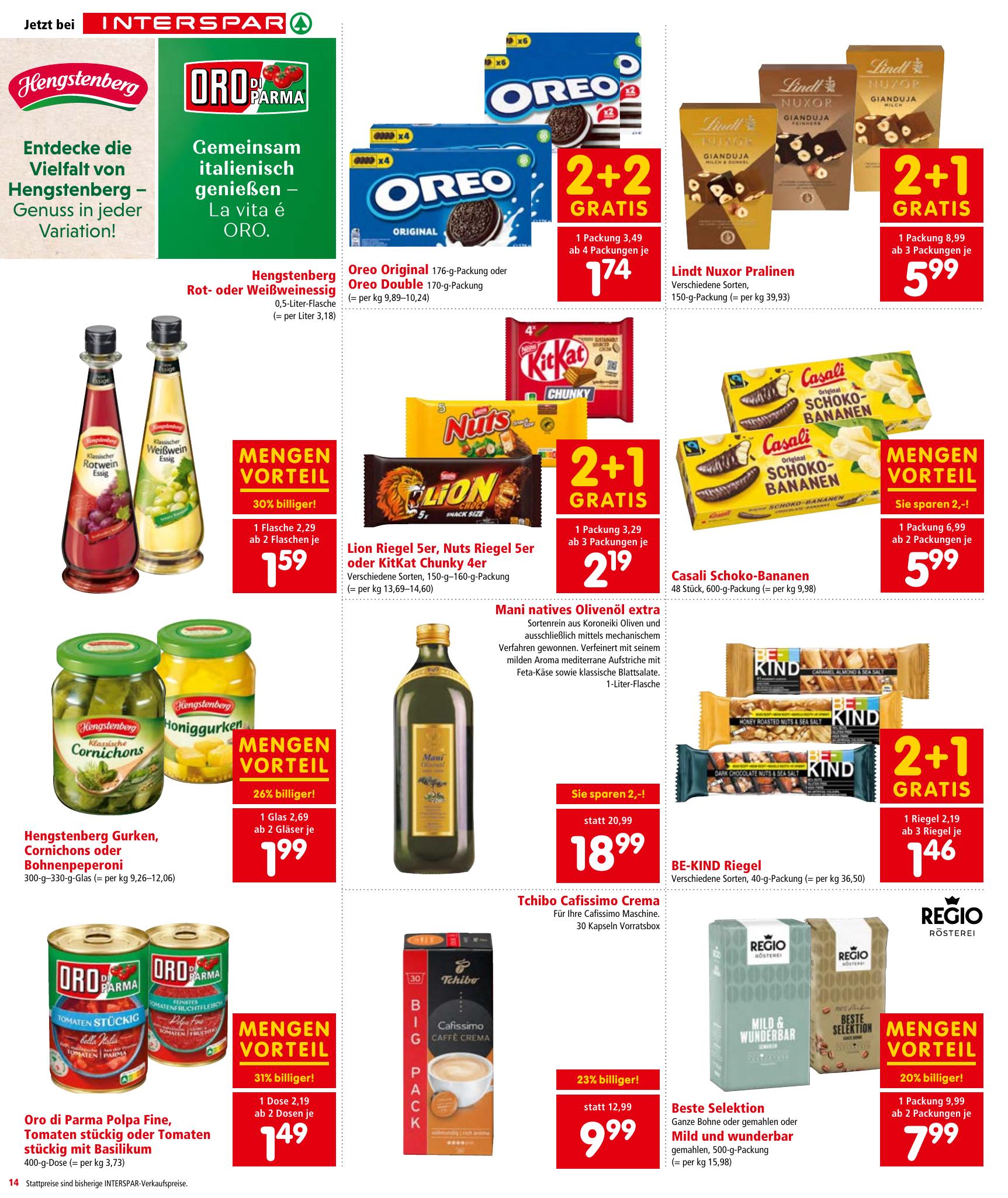 Interspar flyer page