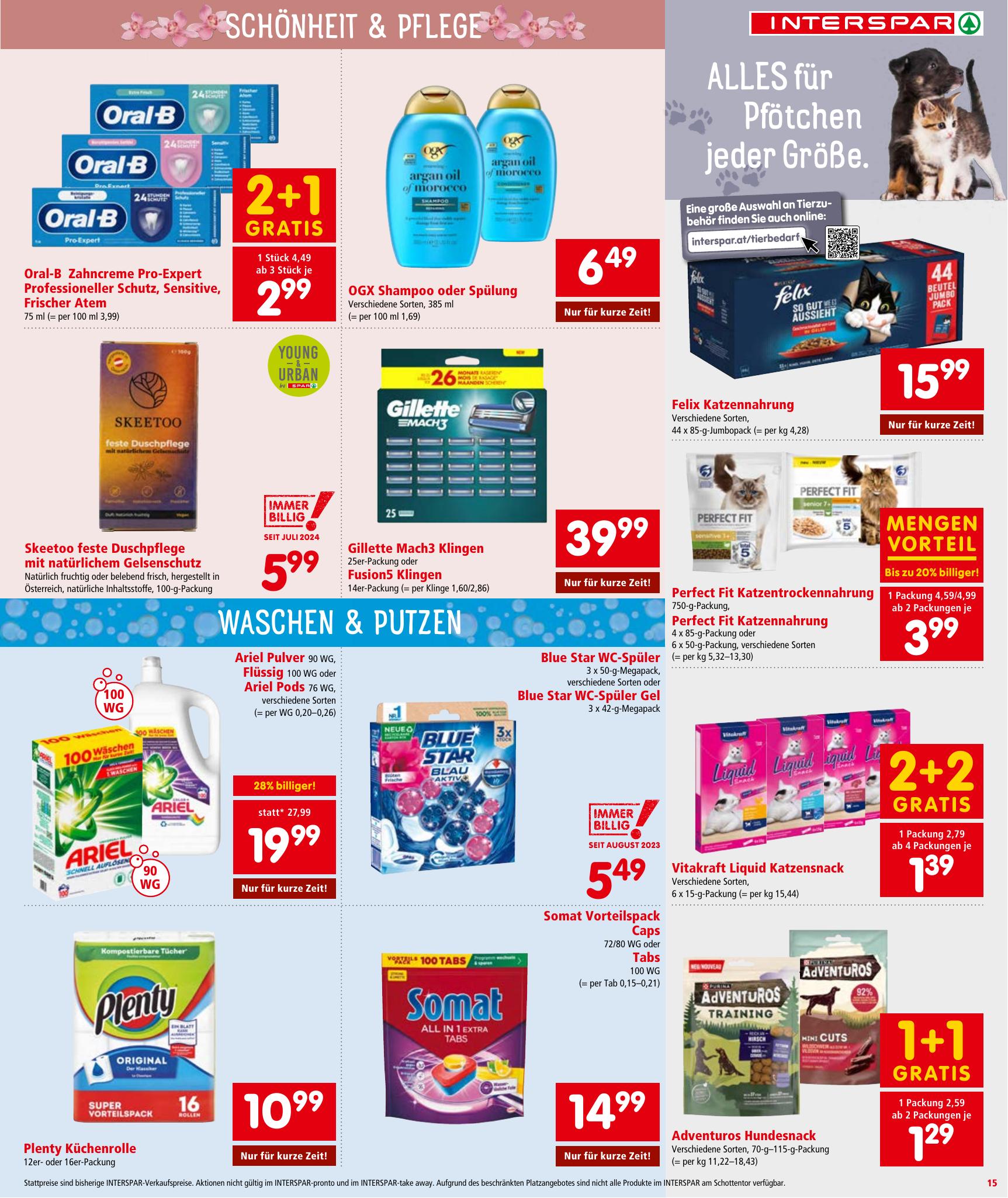 Interspar flyer page