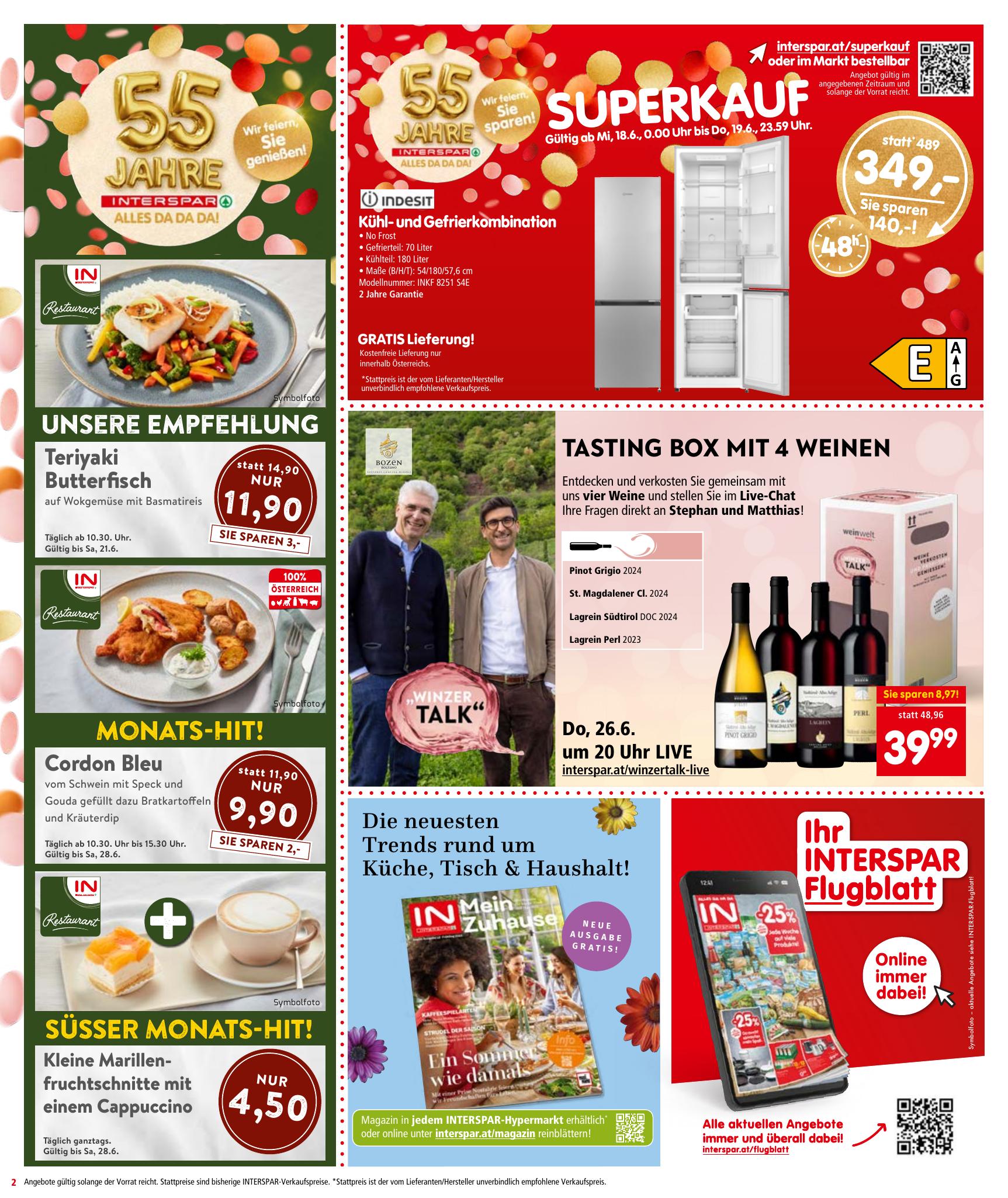 Interspar flyer page