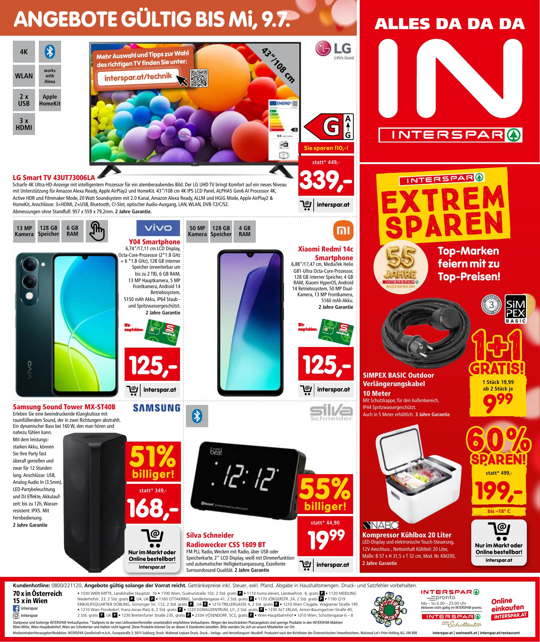 Interspar flyer page