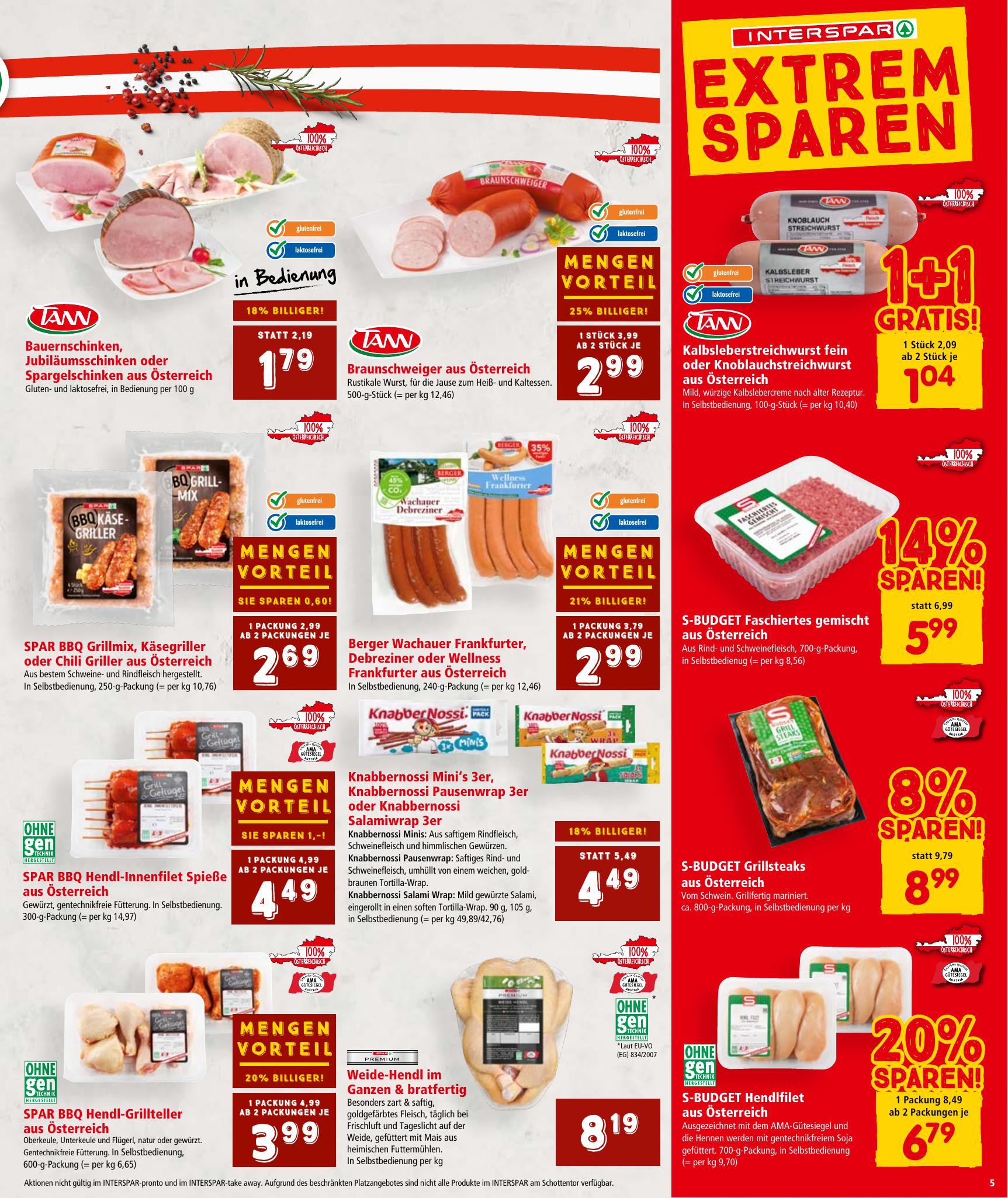 Interspar flyer page