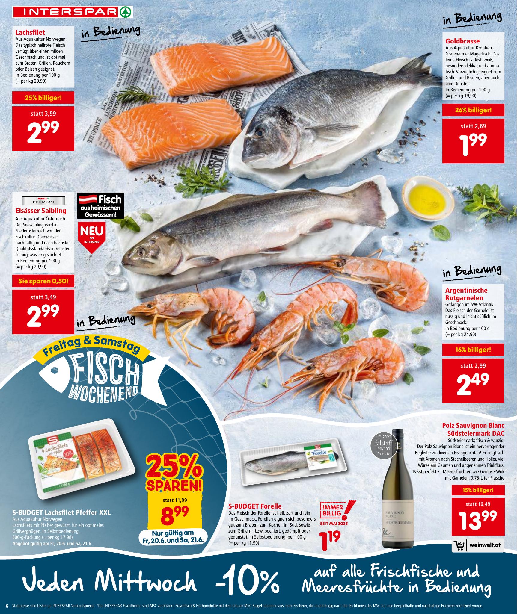 Interspar flyer page