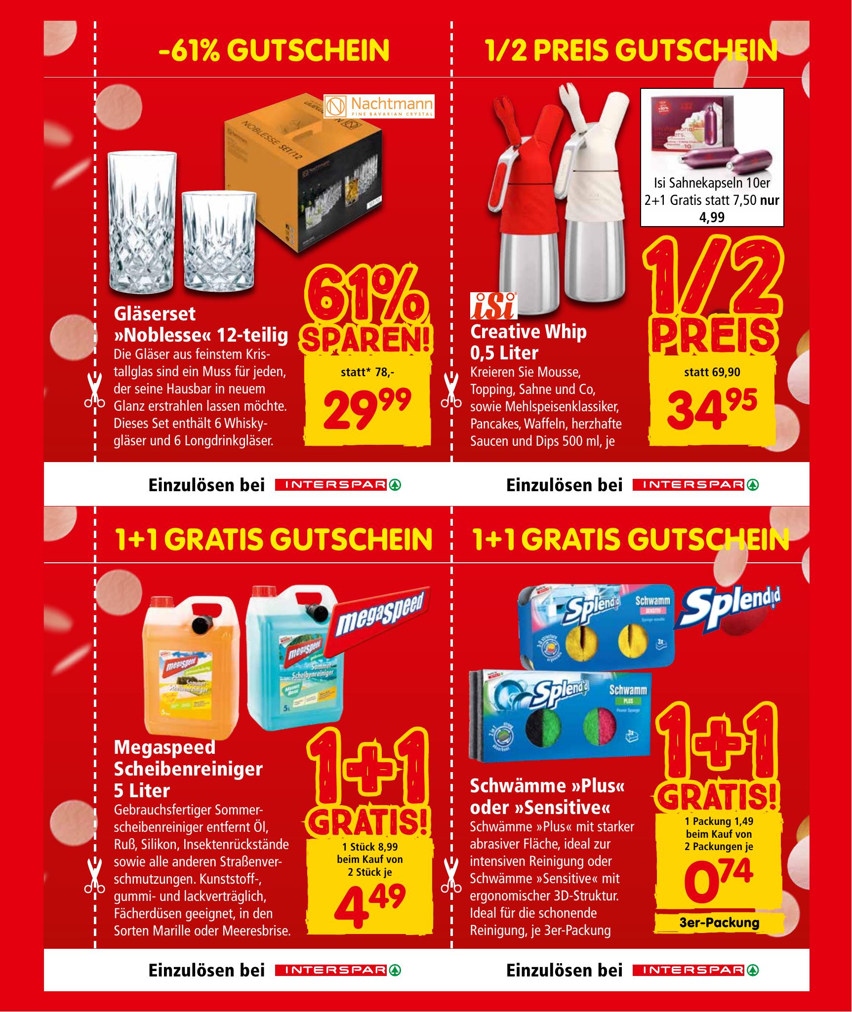 Interspar flyer page