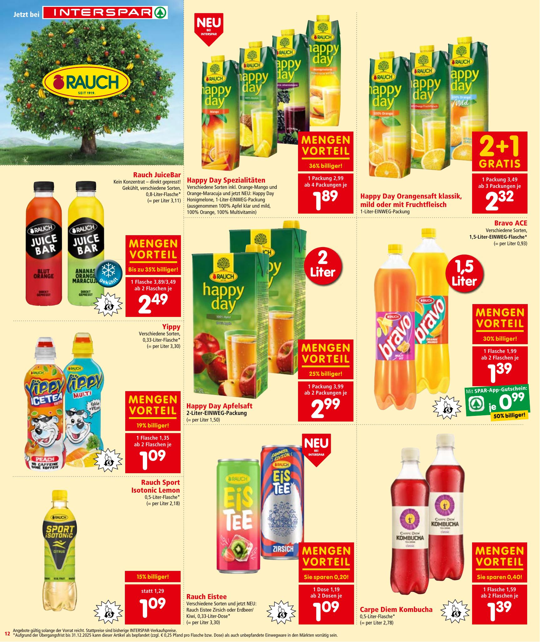 Interspar flyer page