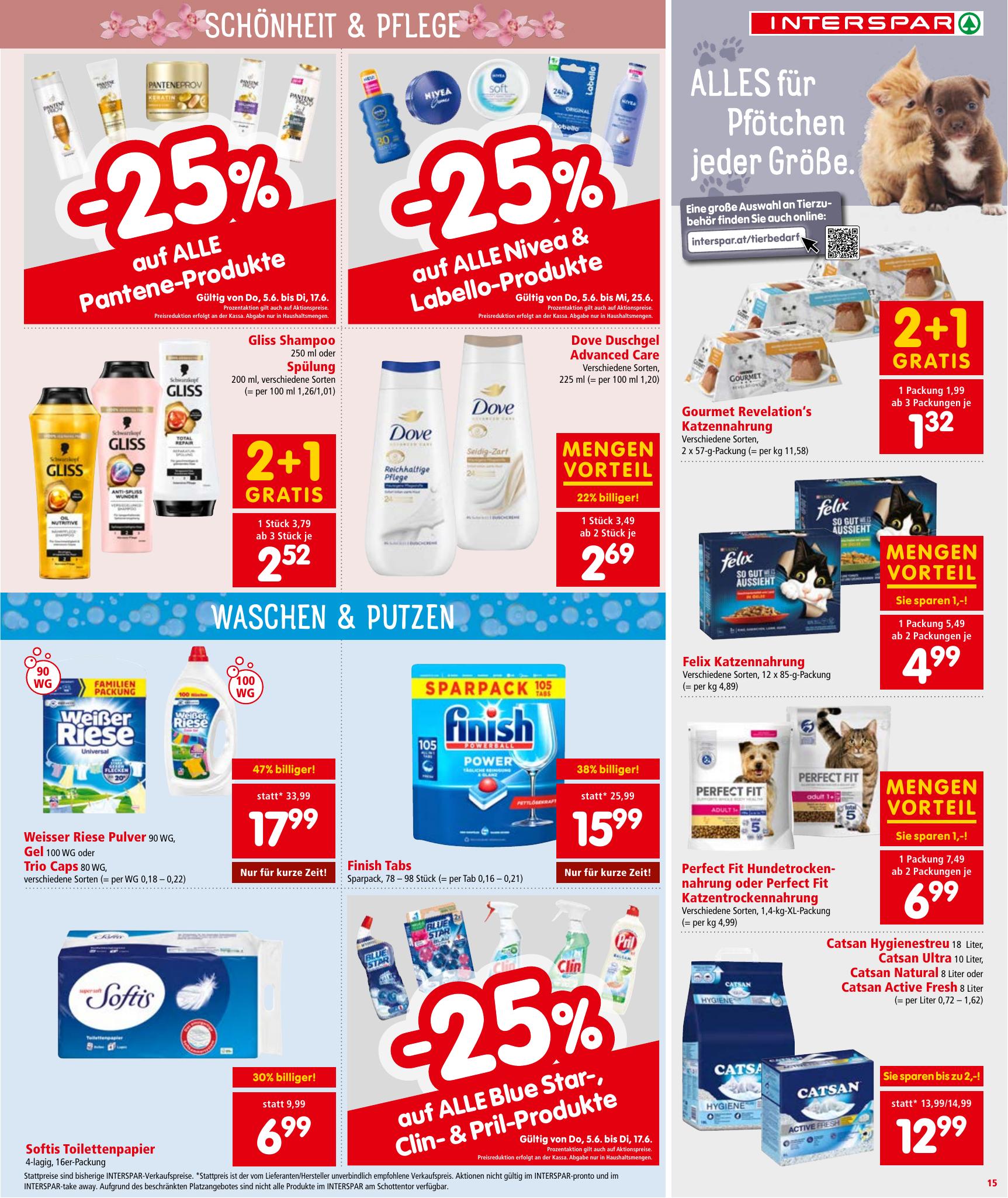 Interspar flyer page