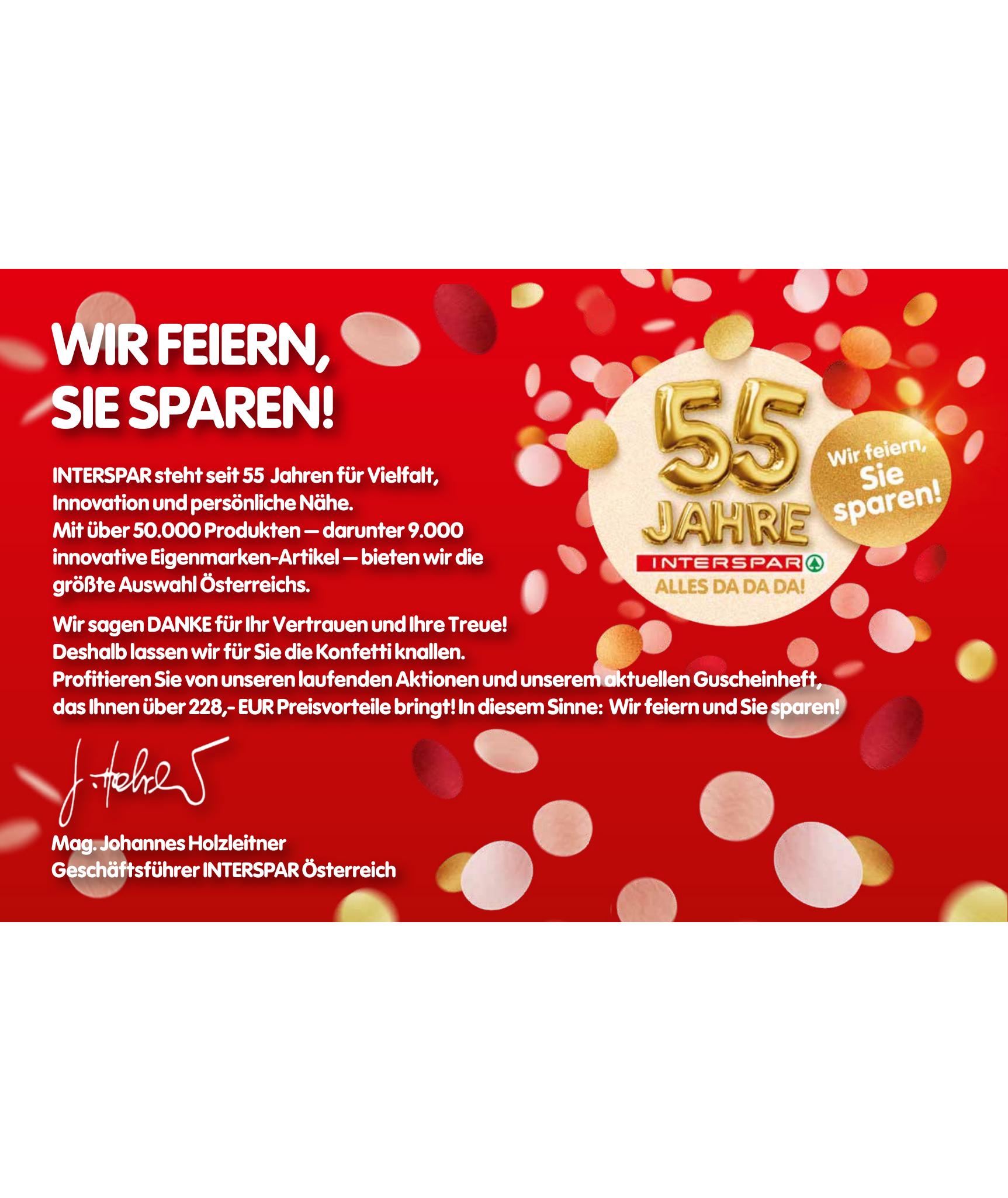 Interspar flyer page