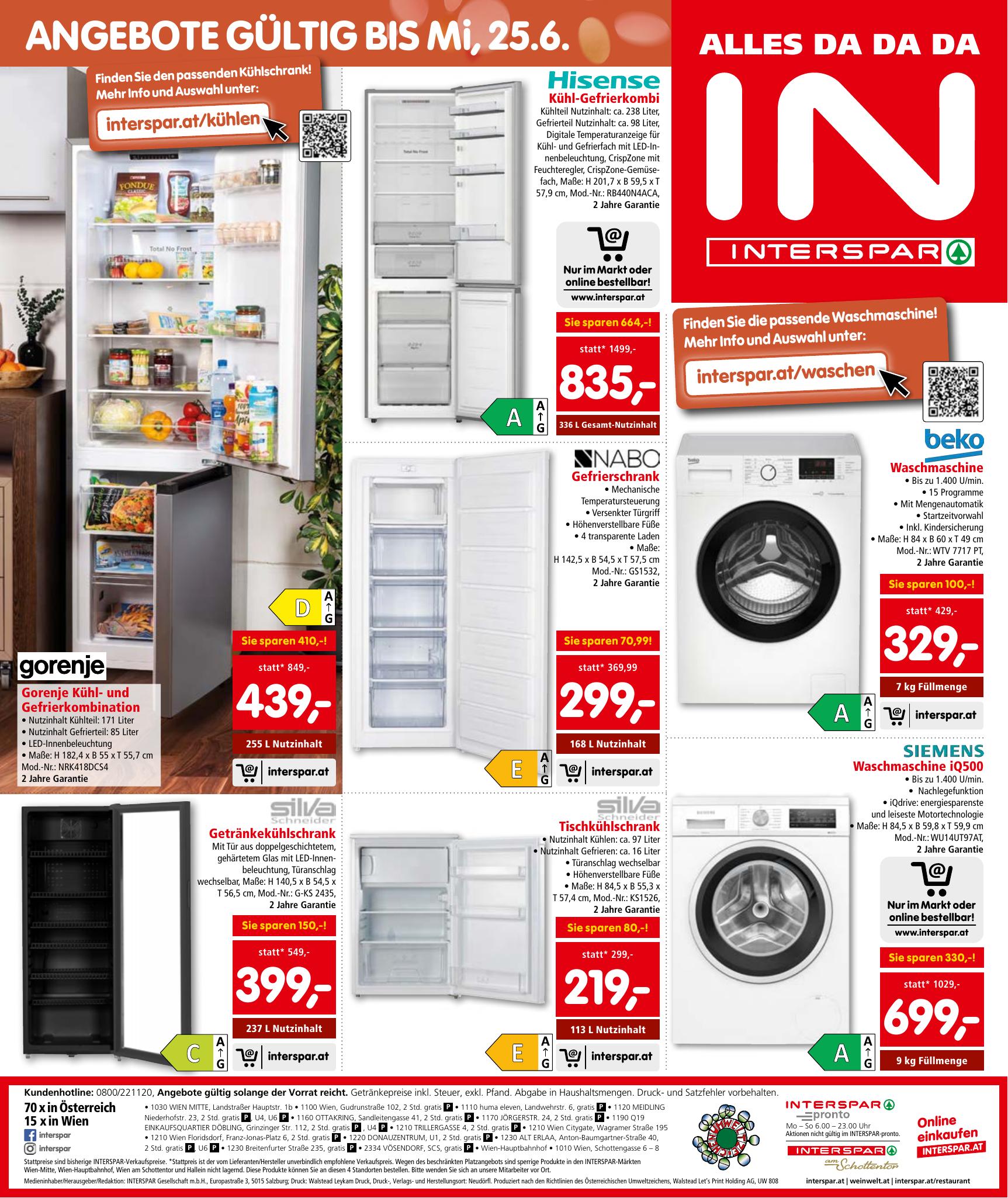 Interspar flyer page