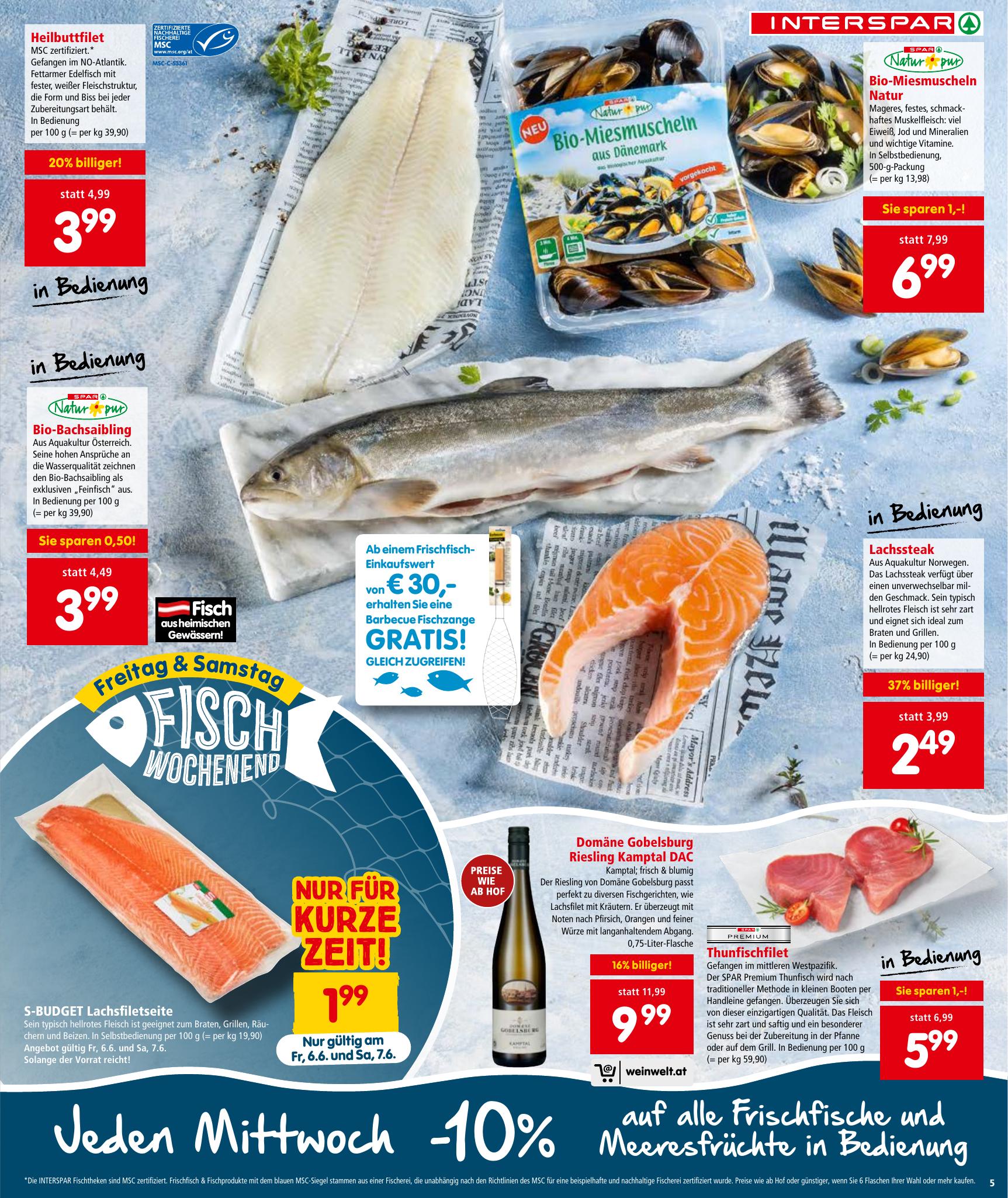 Interspar flyer page