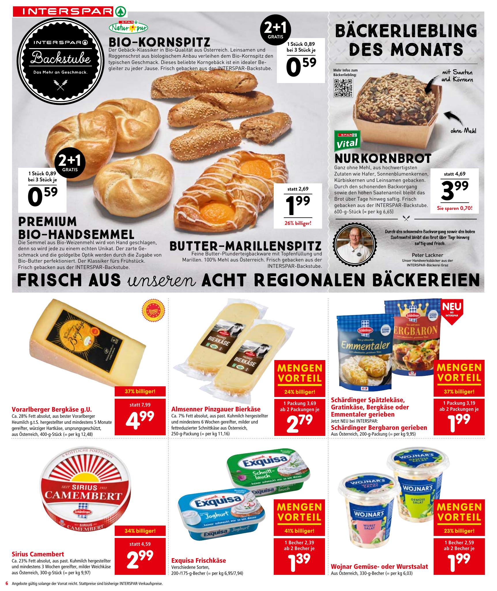 Interspar flyer page