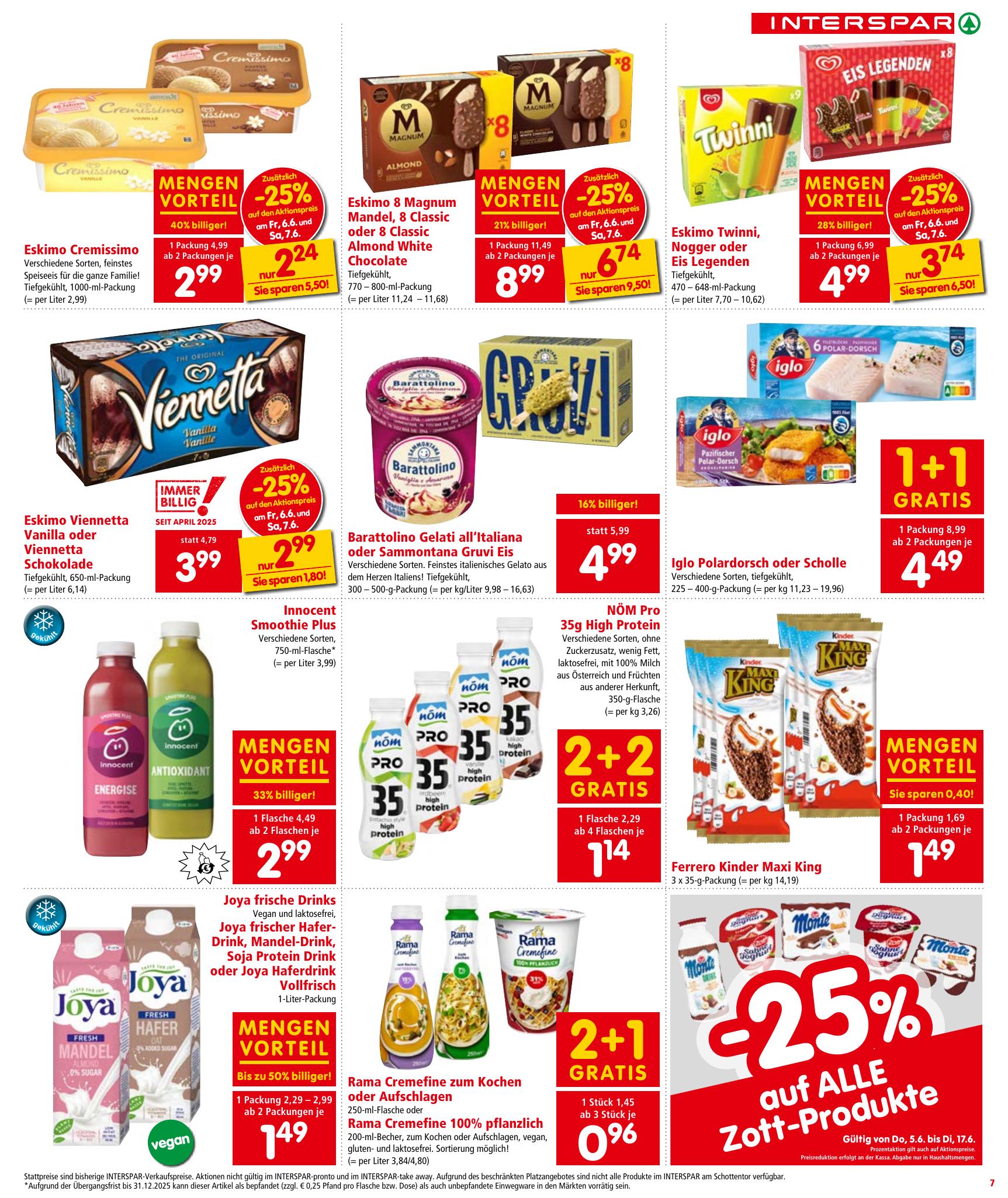 Interspar flyer page
