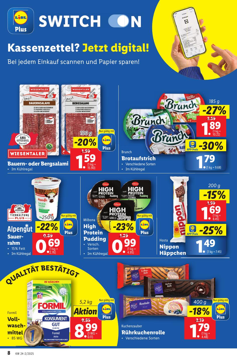 Lidl flyer page