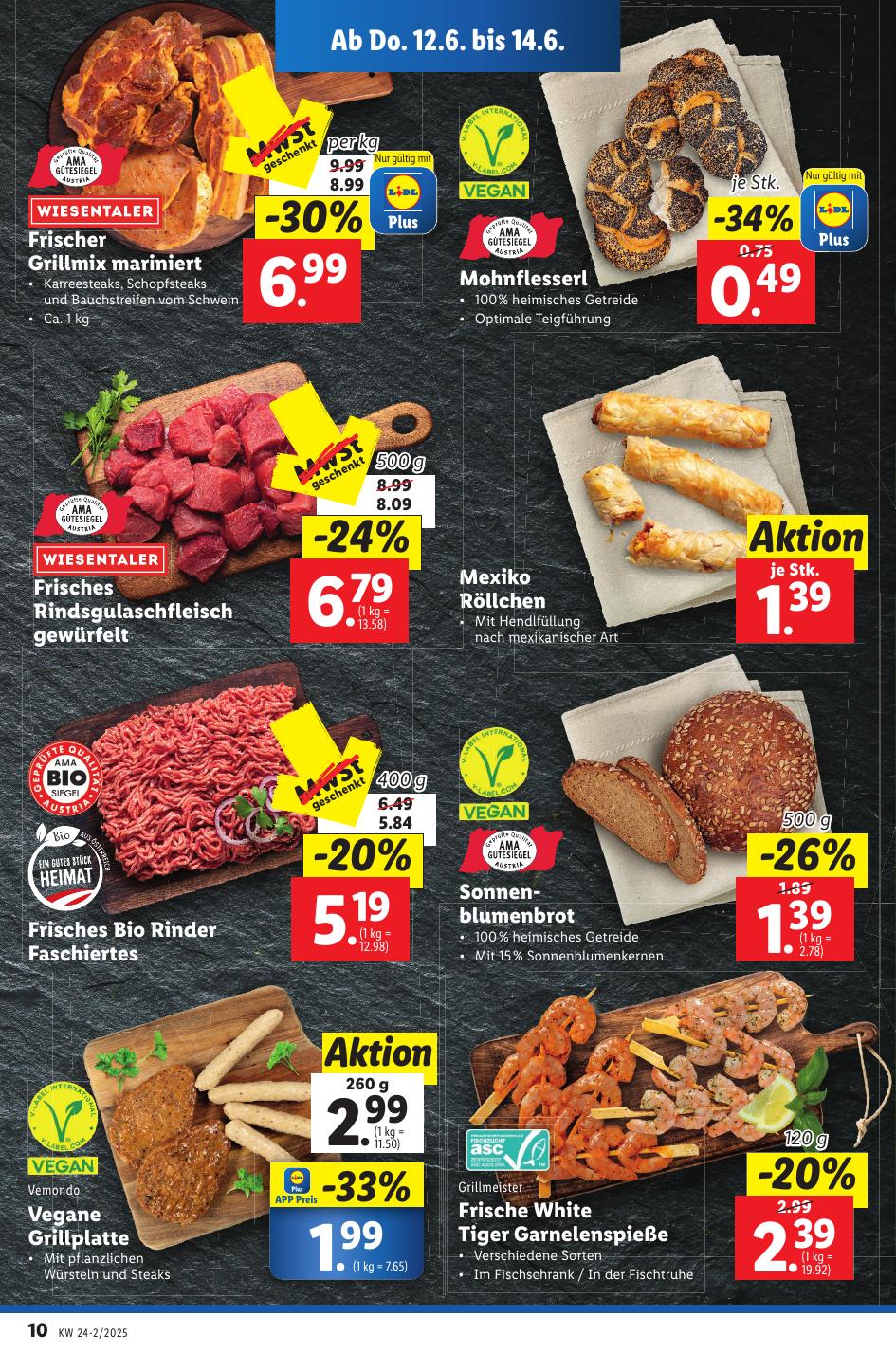 Lidl flyer page