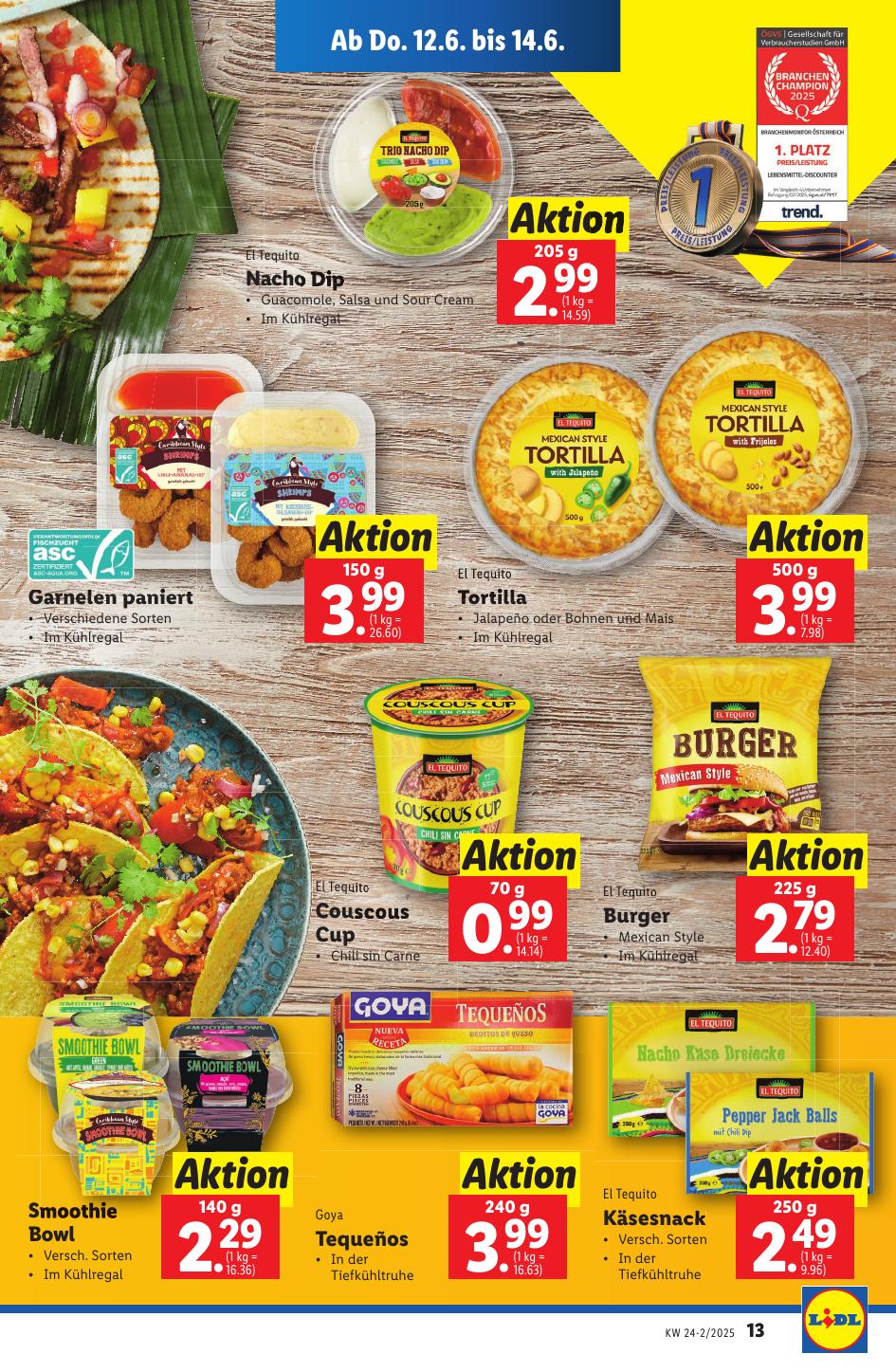 Lidl flyer page