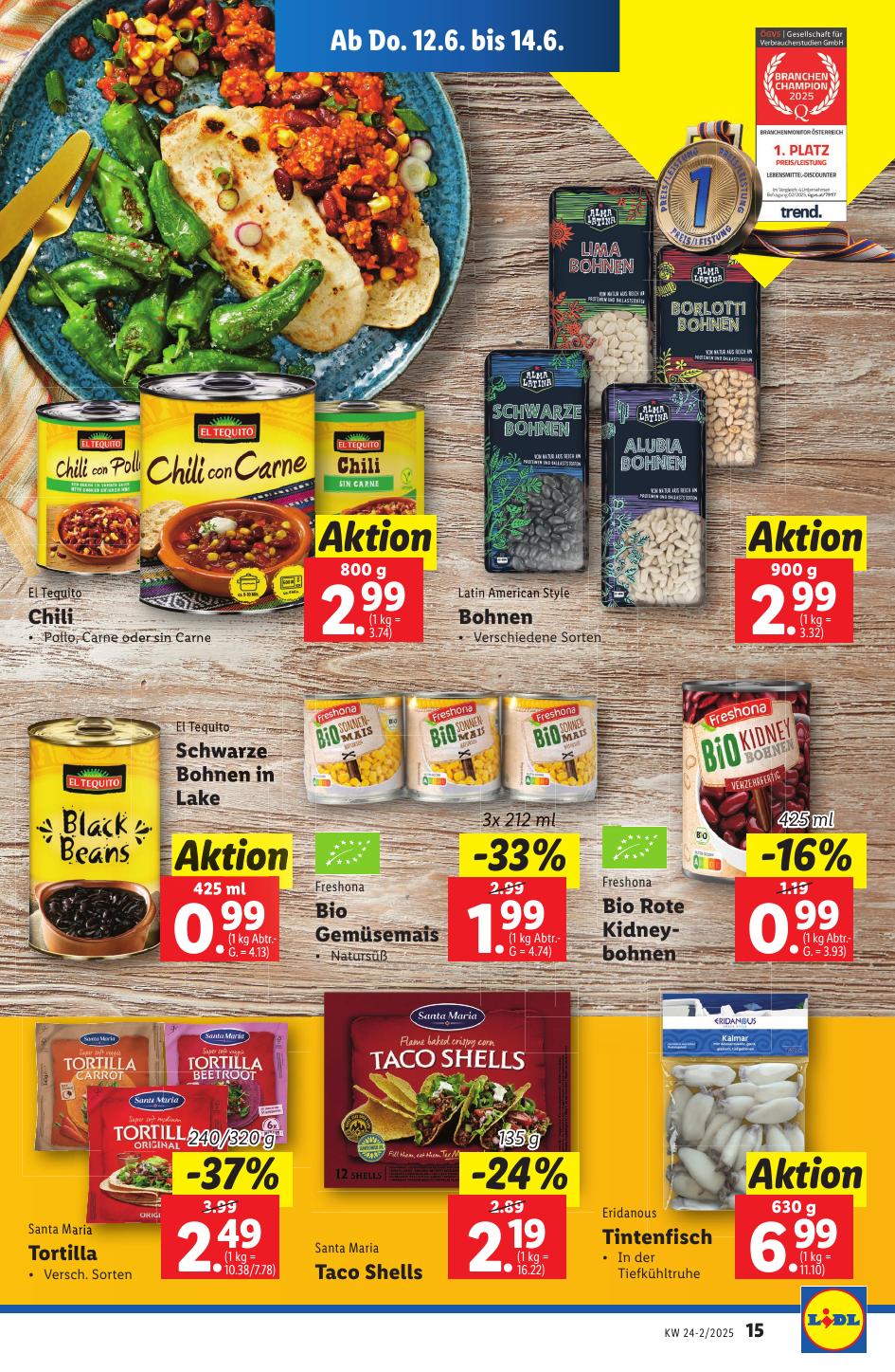 Lidl flyer page