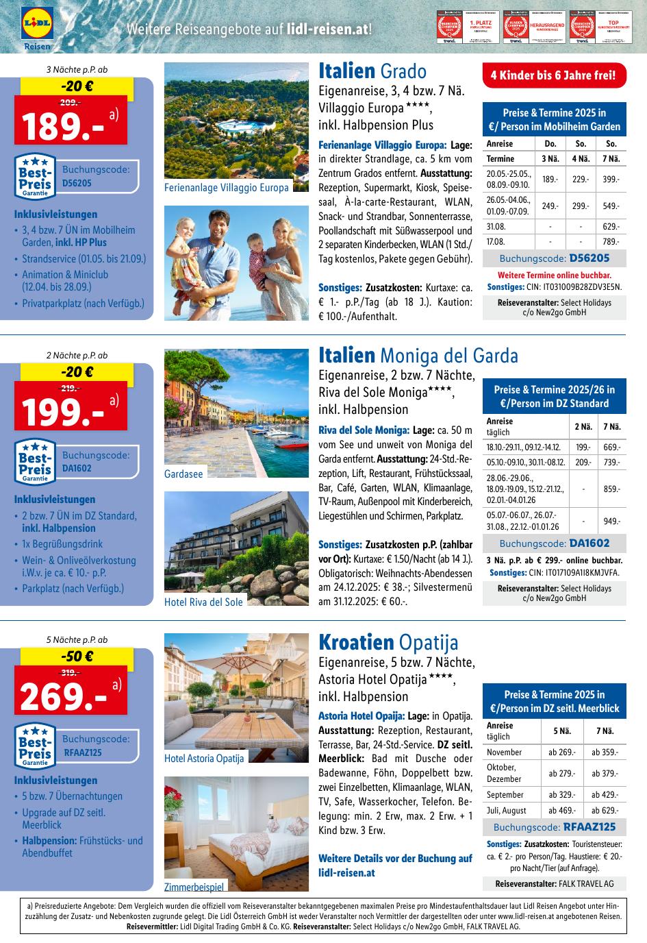 Lidl flyer page