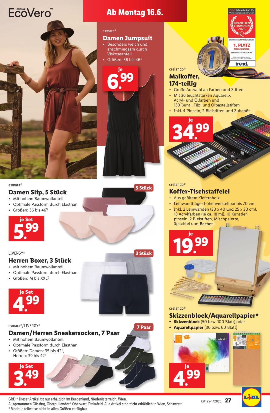 Lidl flyer page