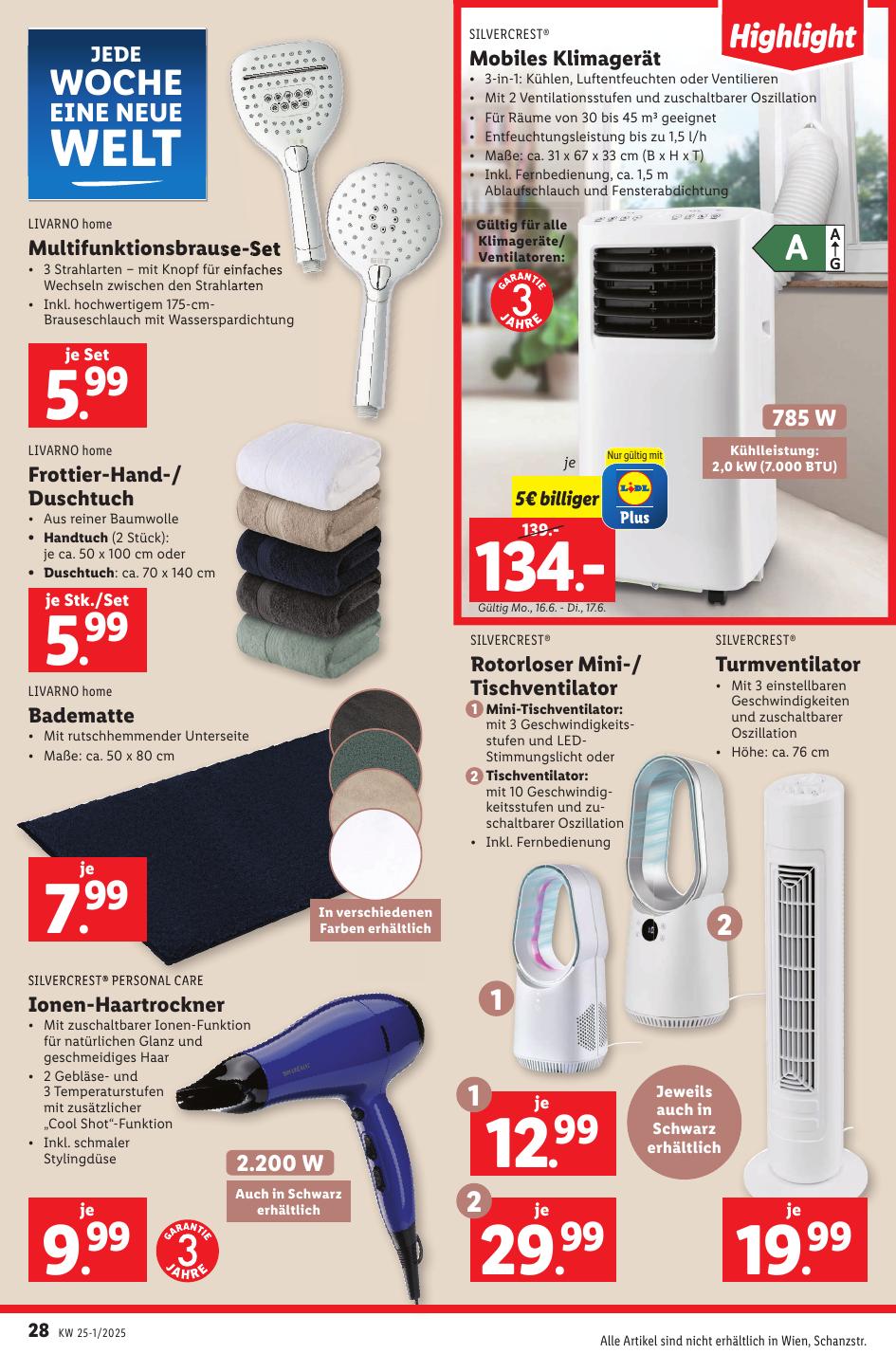 Lidl flyer page