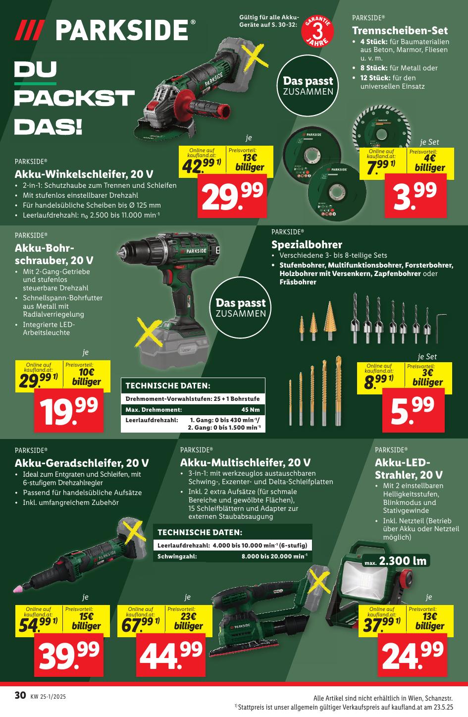 Lidl flyer page