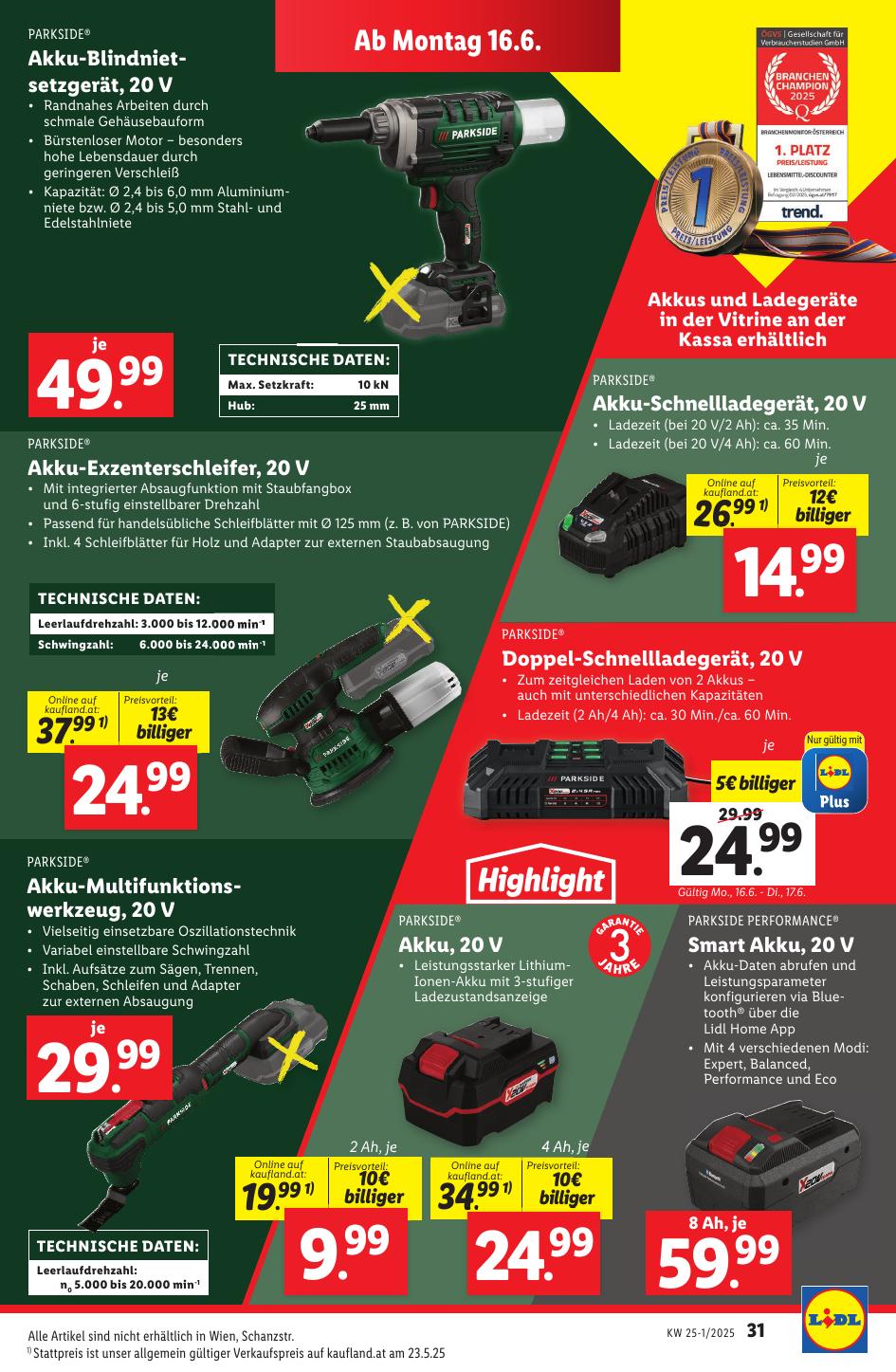 Lidl flyer page