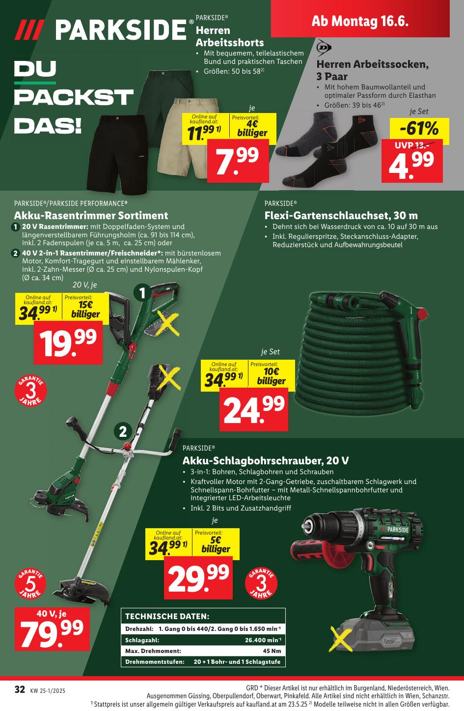 Lidl flyer page