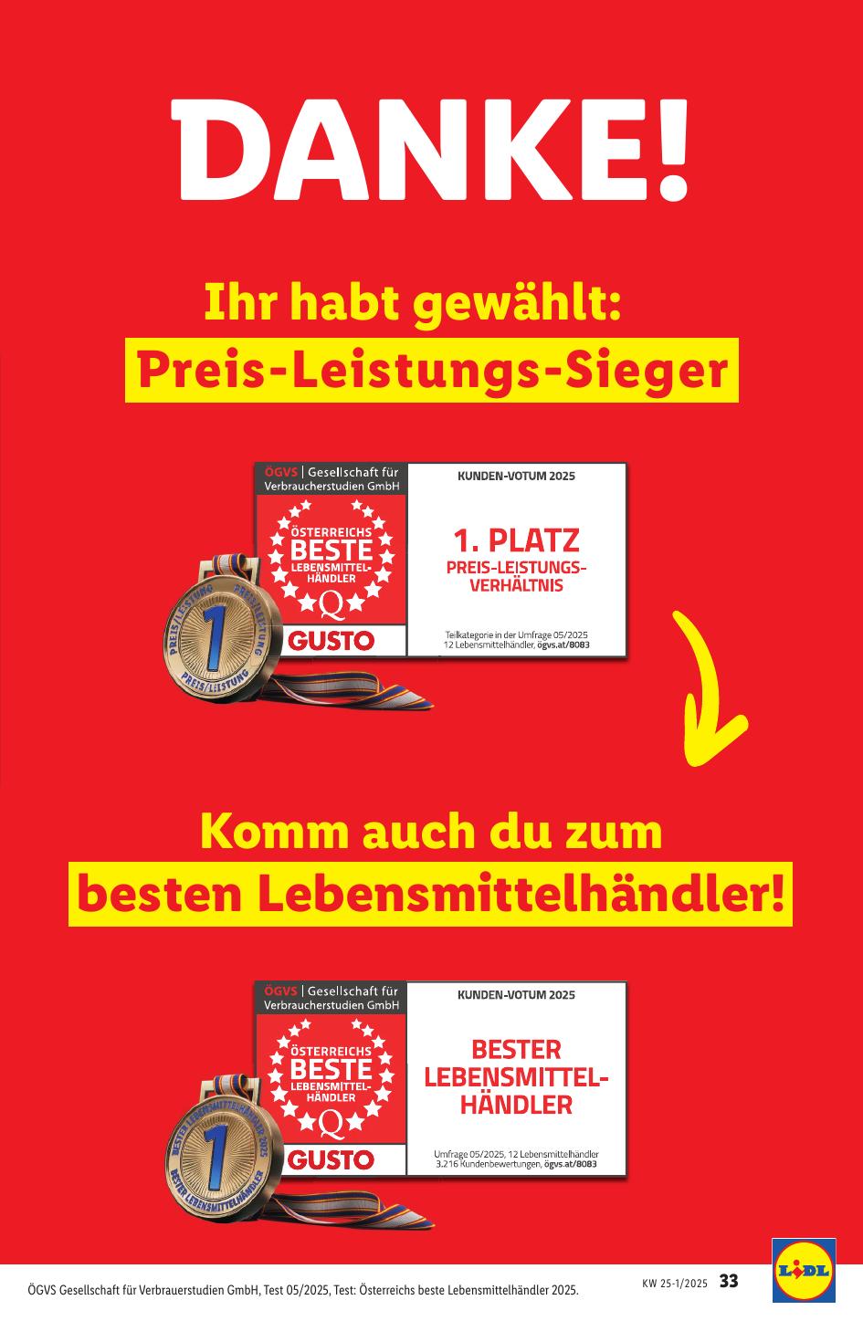 Lidl flyer page