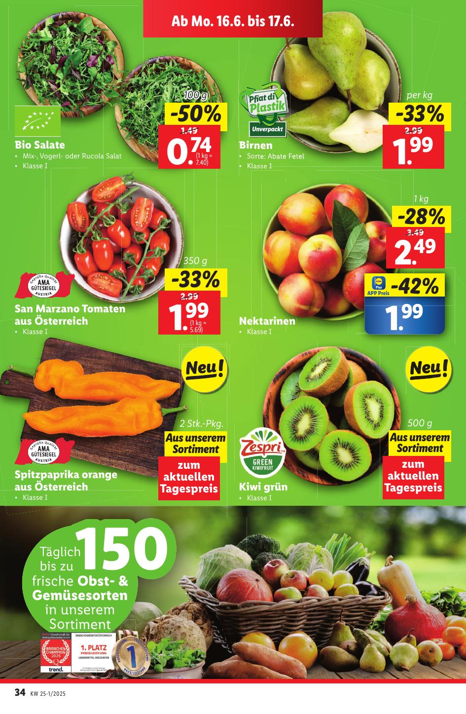 Lidl flyer page