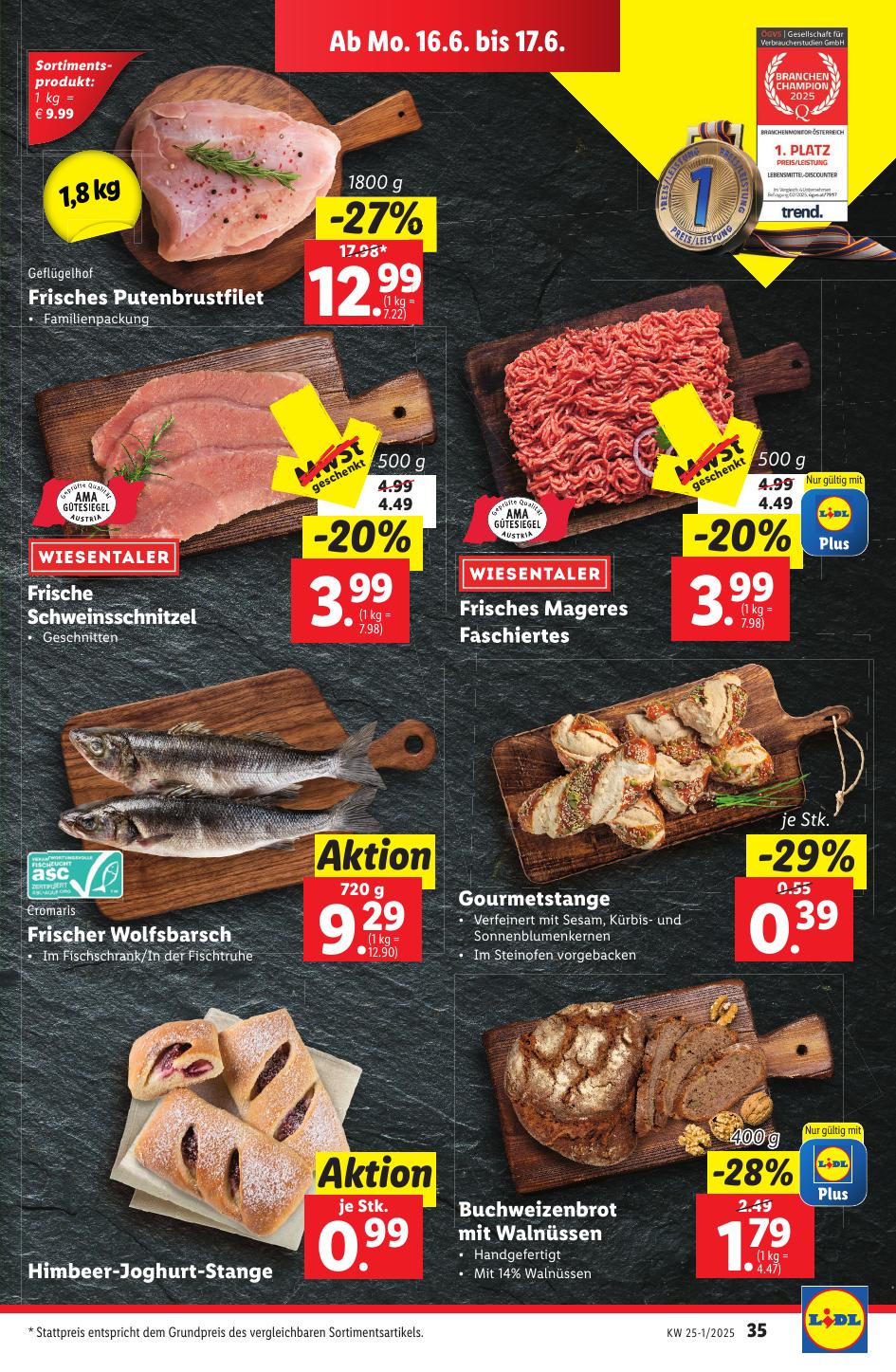 Lidl flyer page