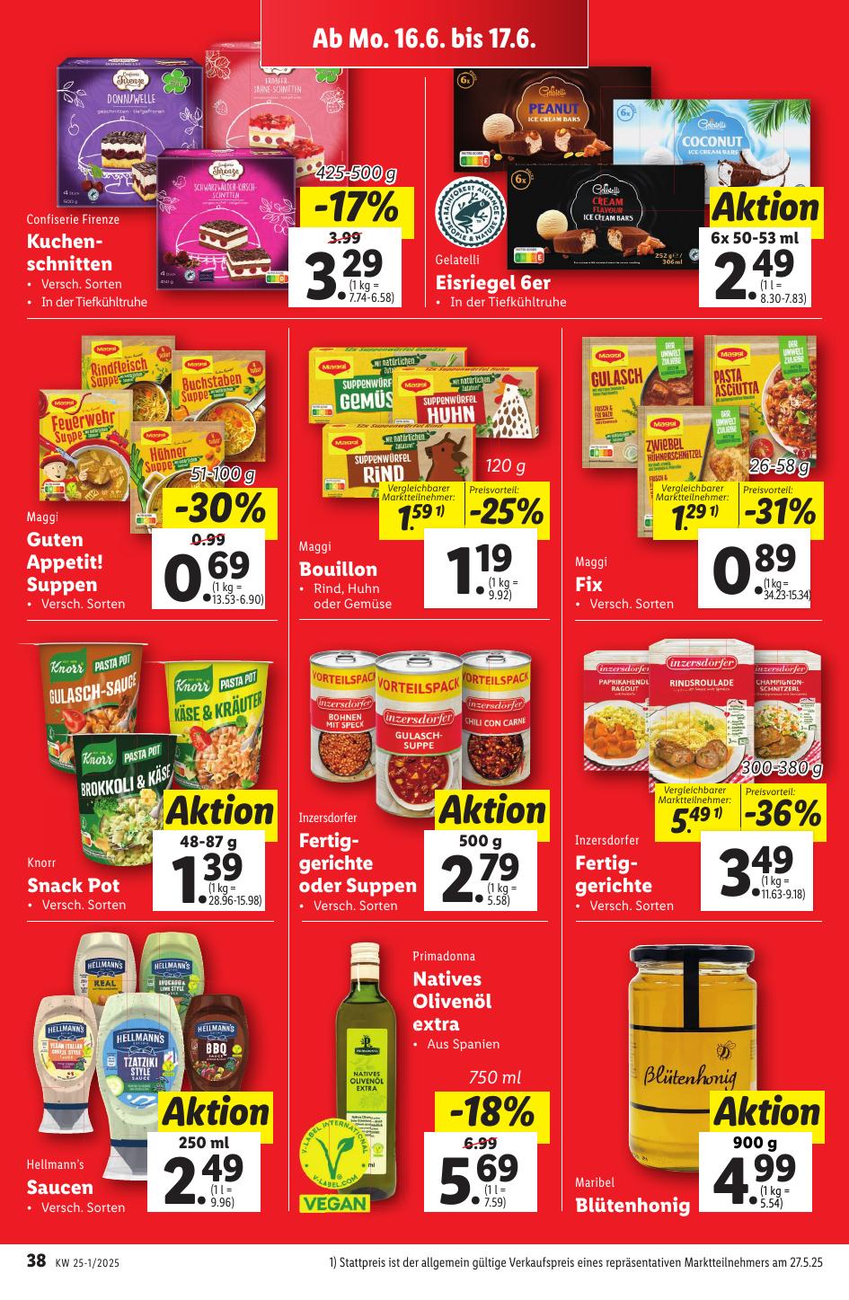 Lidl flyer page