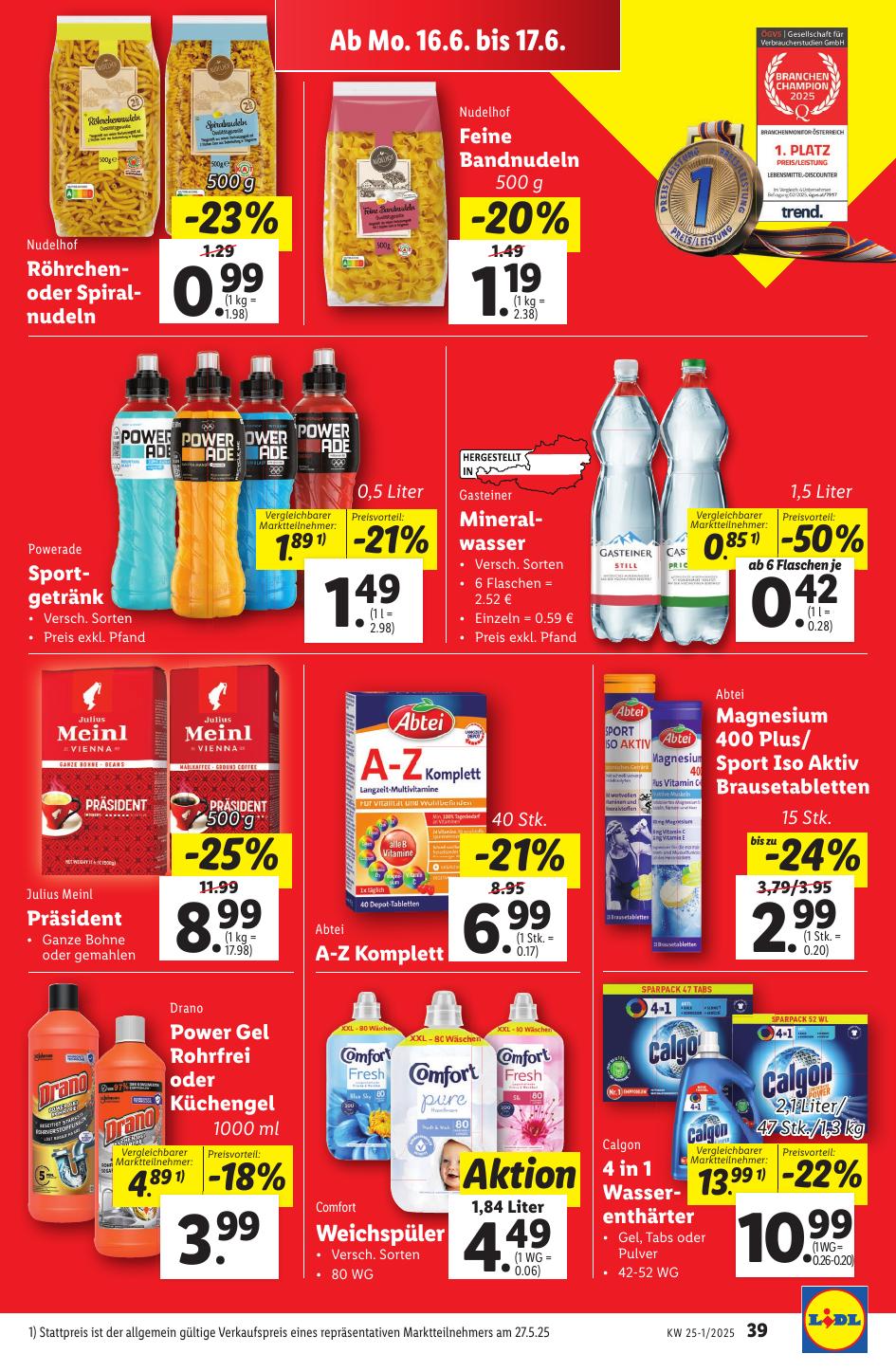 Lidl flyer page